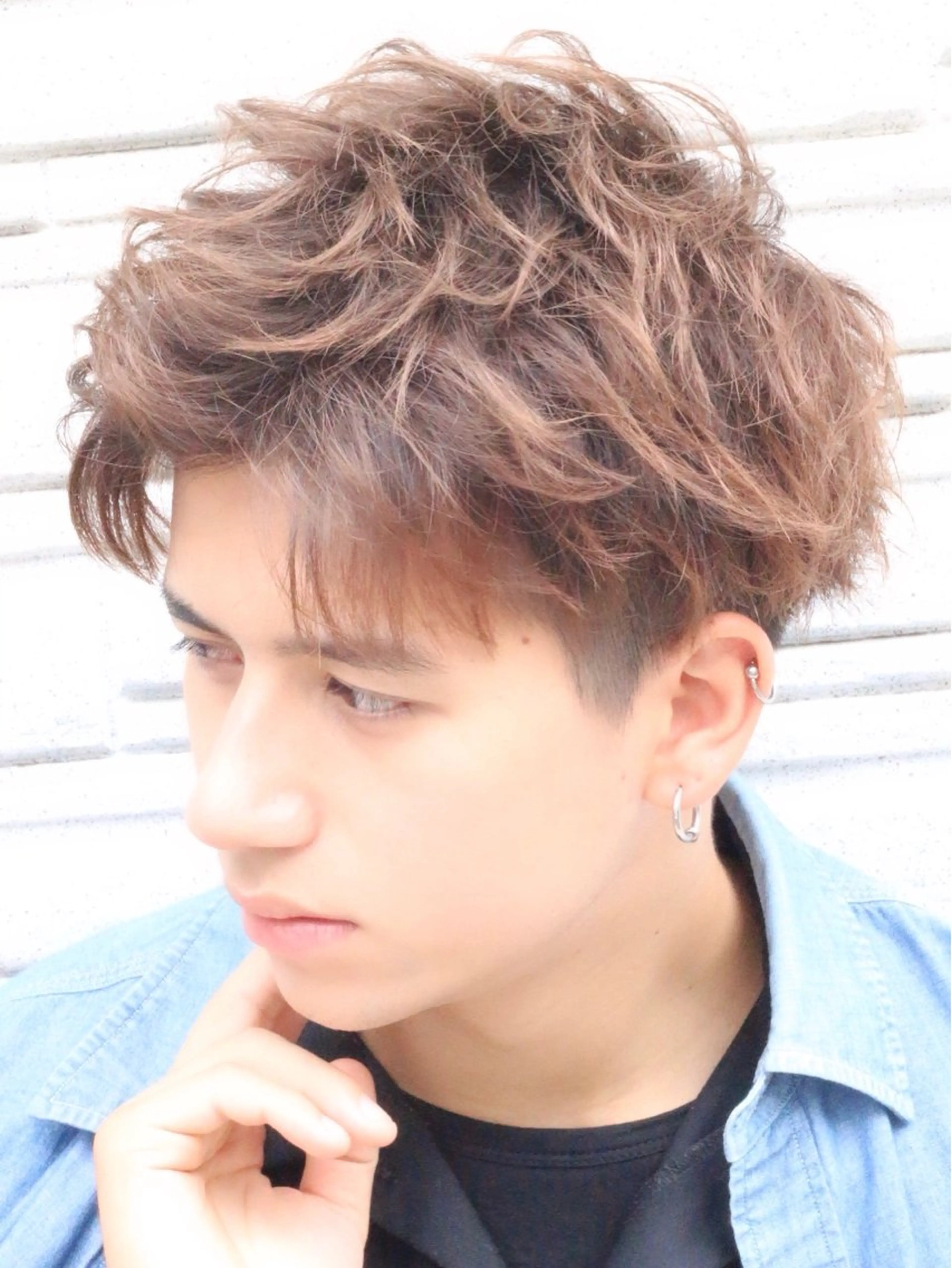 パーマ 【メンズパーマ】比嘉 啓人のヘアスタイル