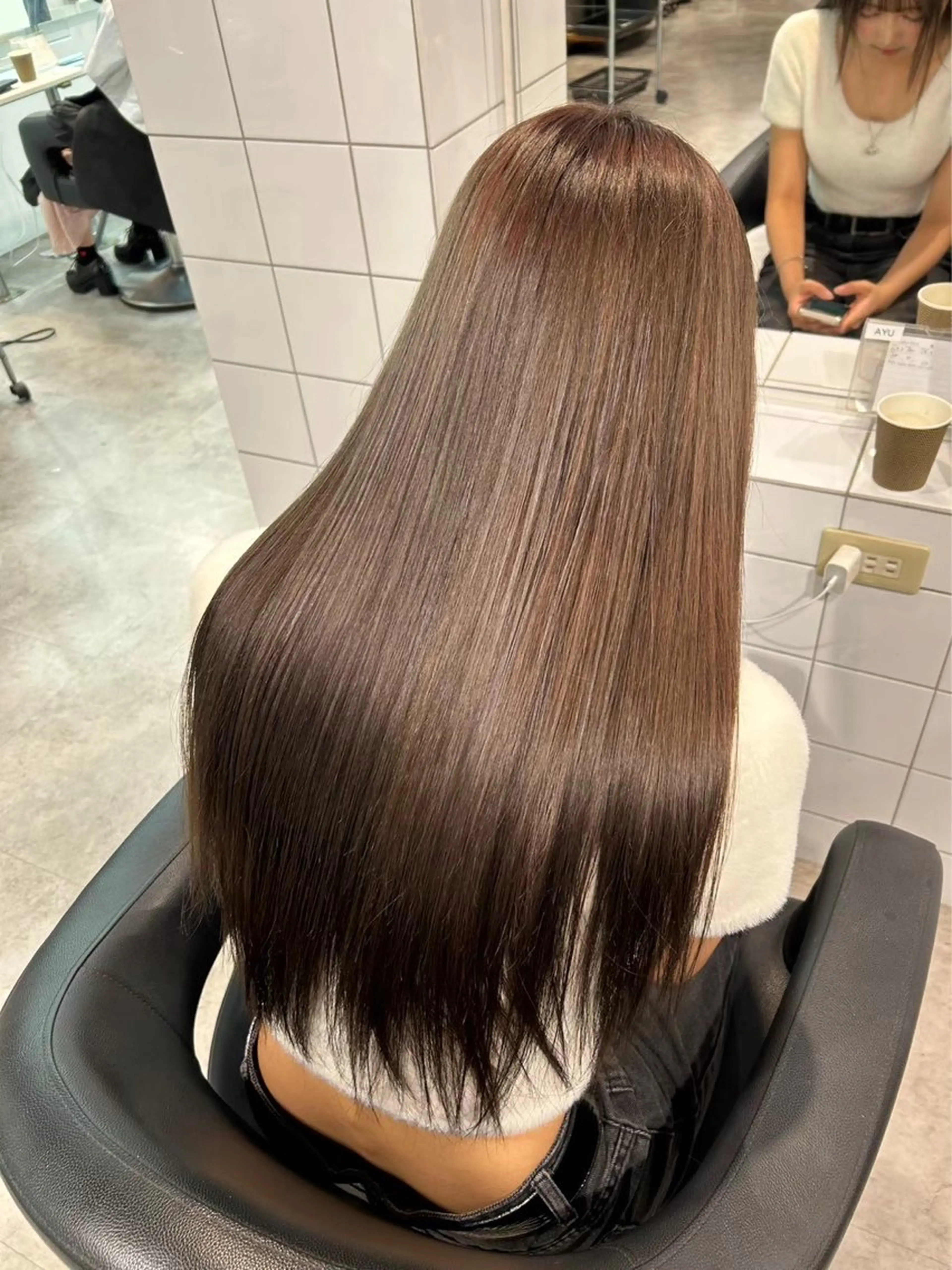 ロング カラー ヘアアレンジ ヘアカラー 🎀 yuuka🎀のヘアスタイル