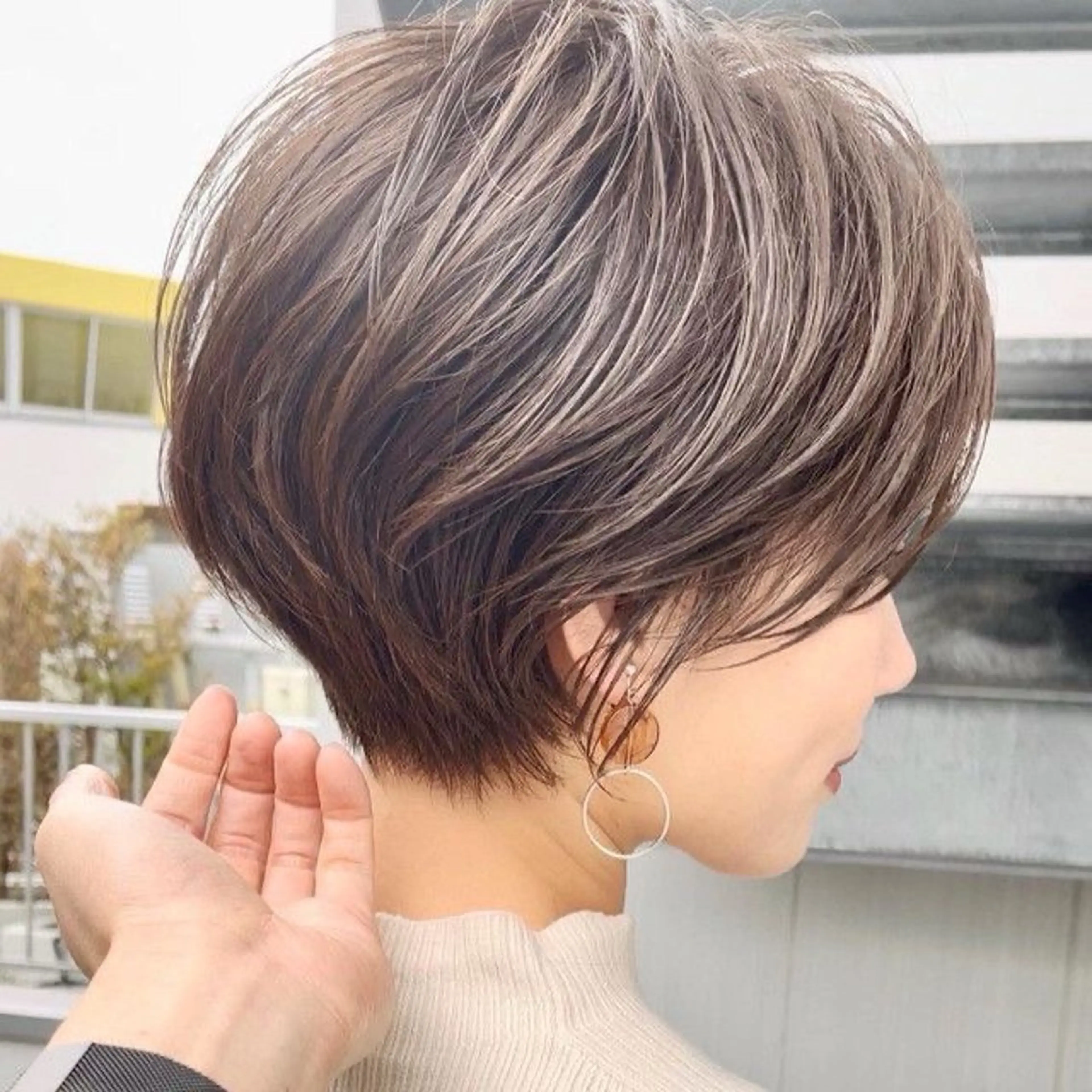 ショート ショートカット /バレイヤージュ✨のヘアスタイル