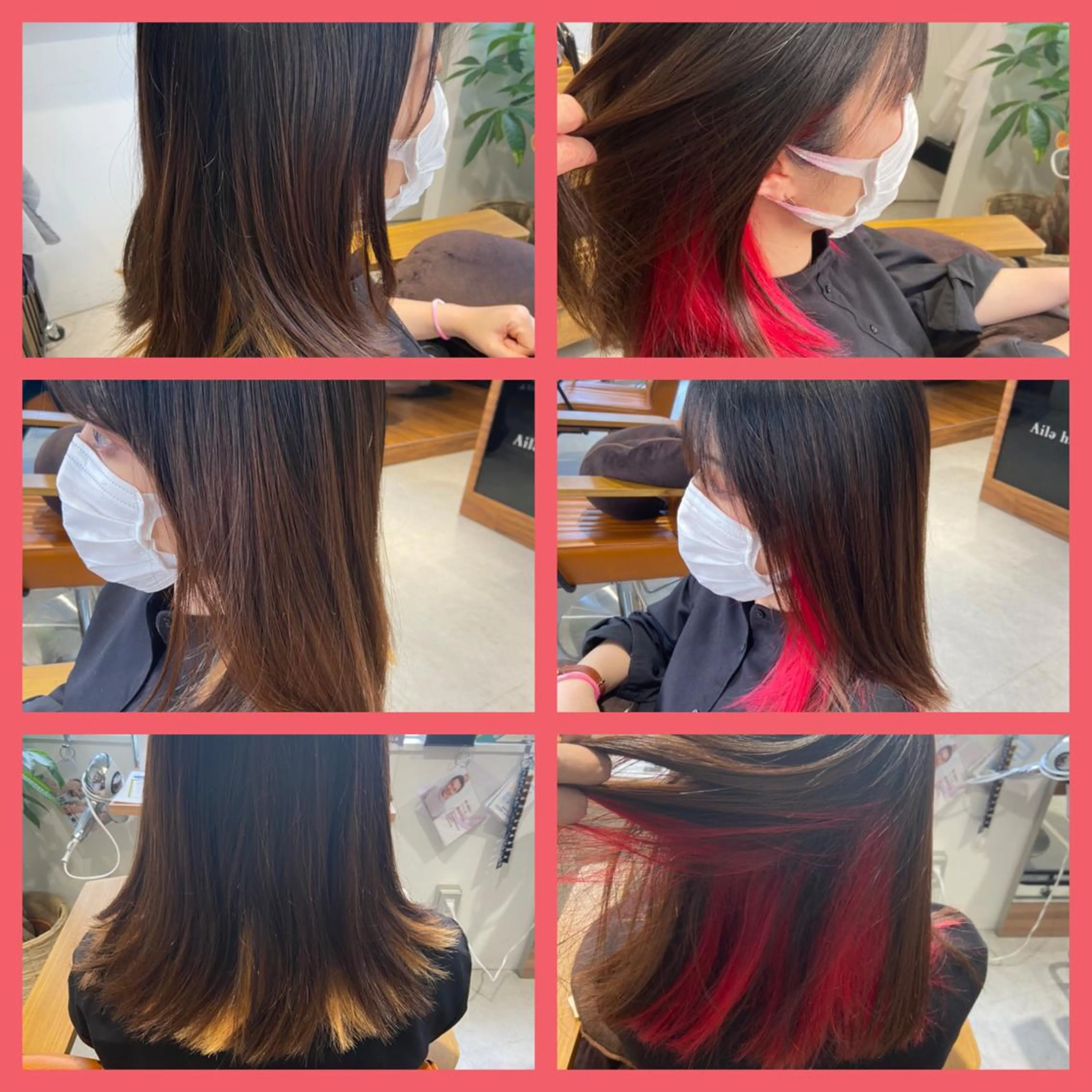セミロング 代表　しみず としやのヘアスタイル