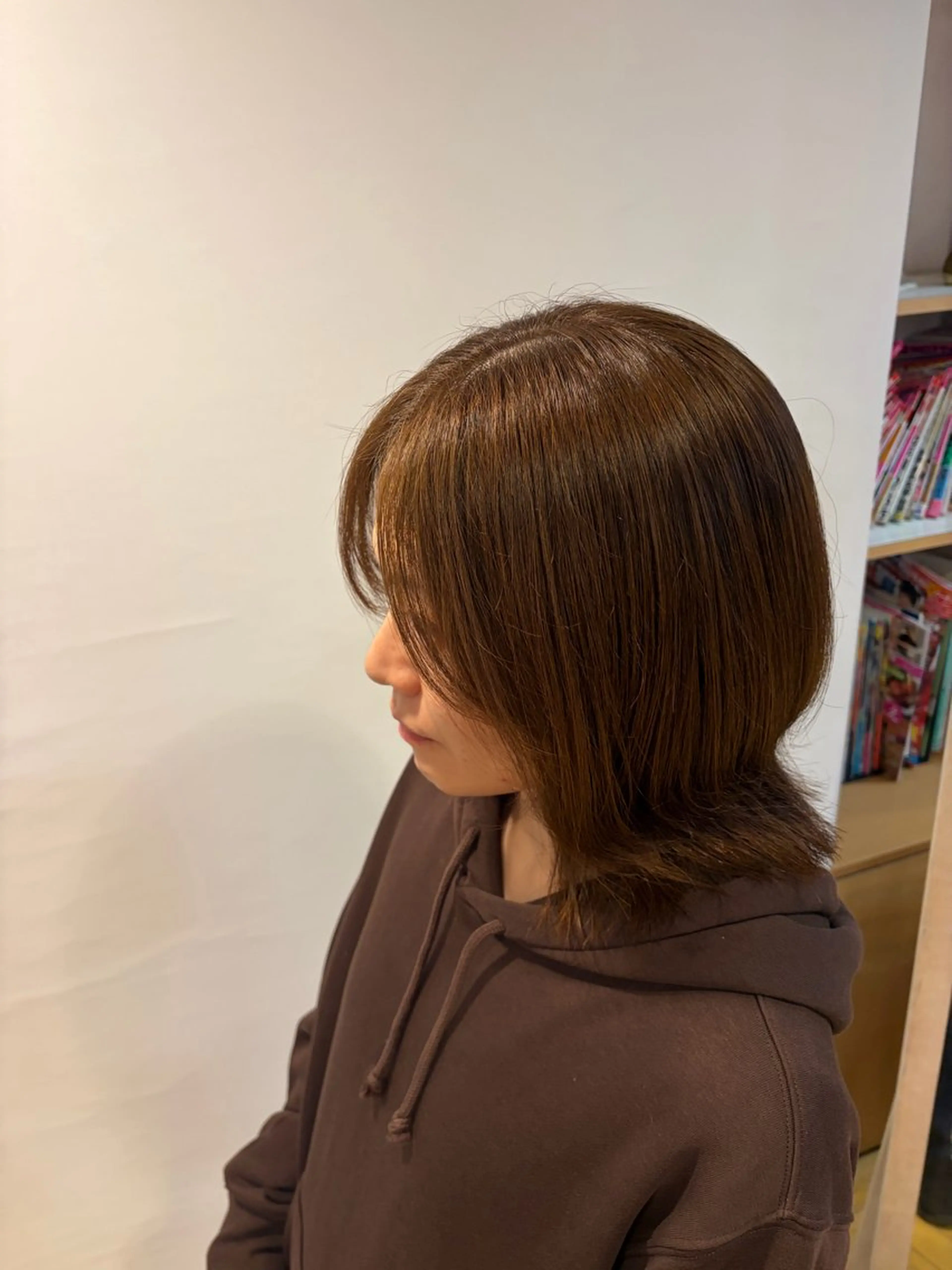 ミディアム レイヤーカット 田口 響希のヘアスタイル