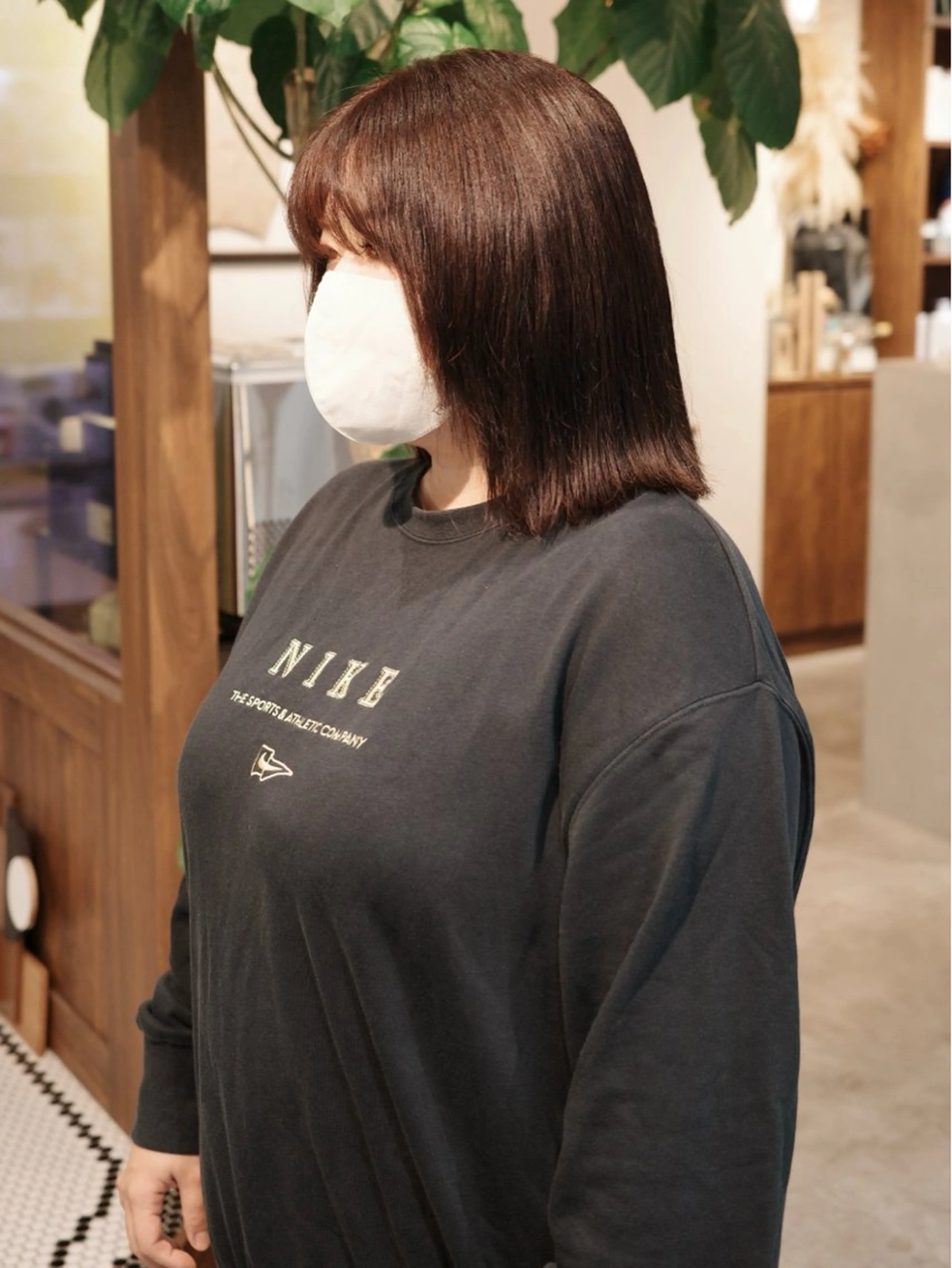 ミディアム トリートメント ヘアカラー トリートメント (h)wim kikoのヘアスタイル