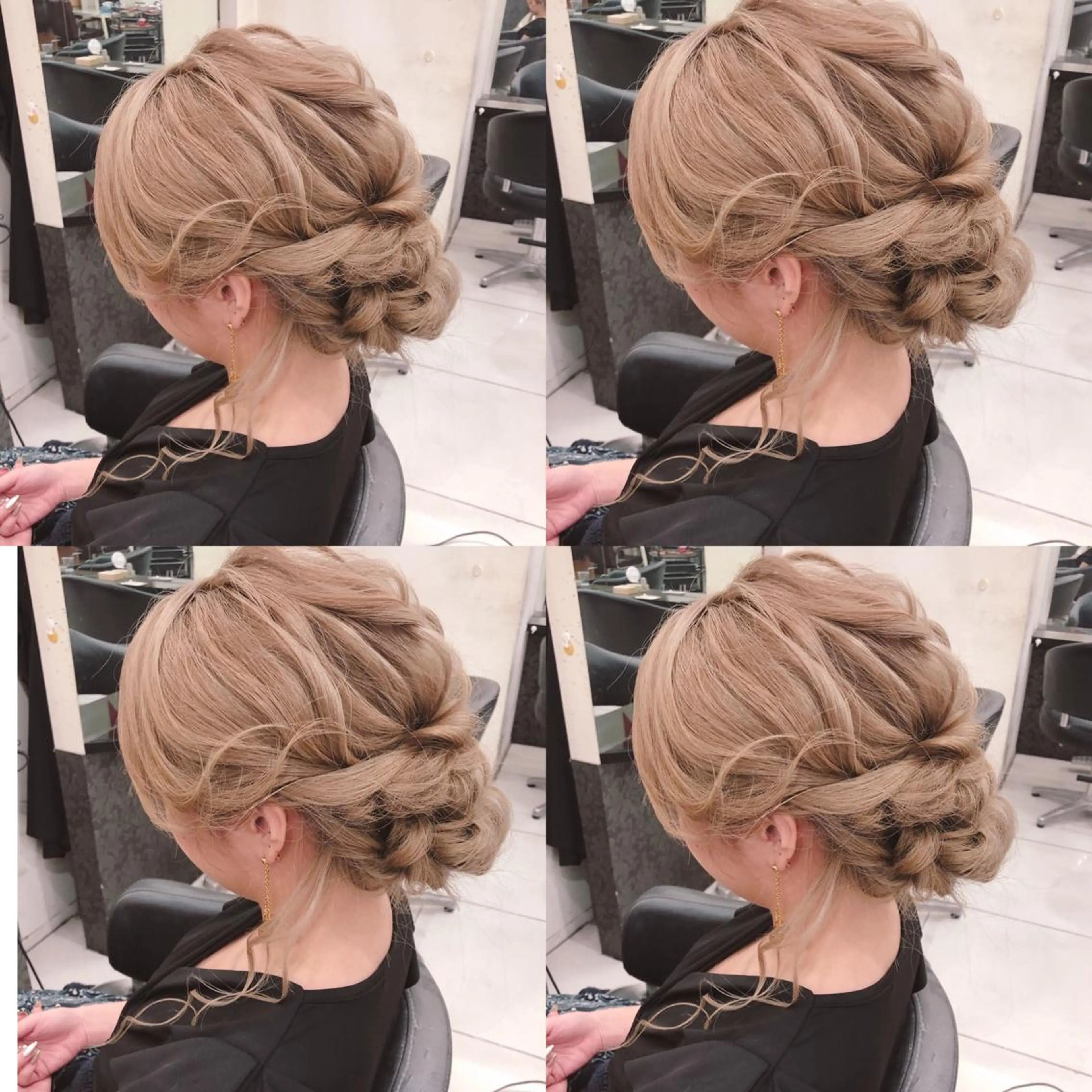 セミロング ヘアアレンジ ヘアセット 🌷MAYU 🌷のヘアスタイル