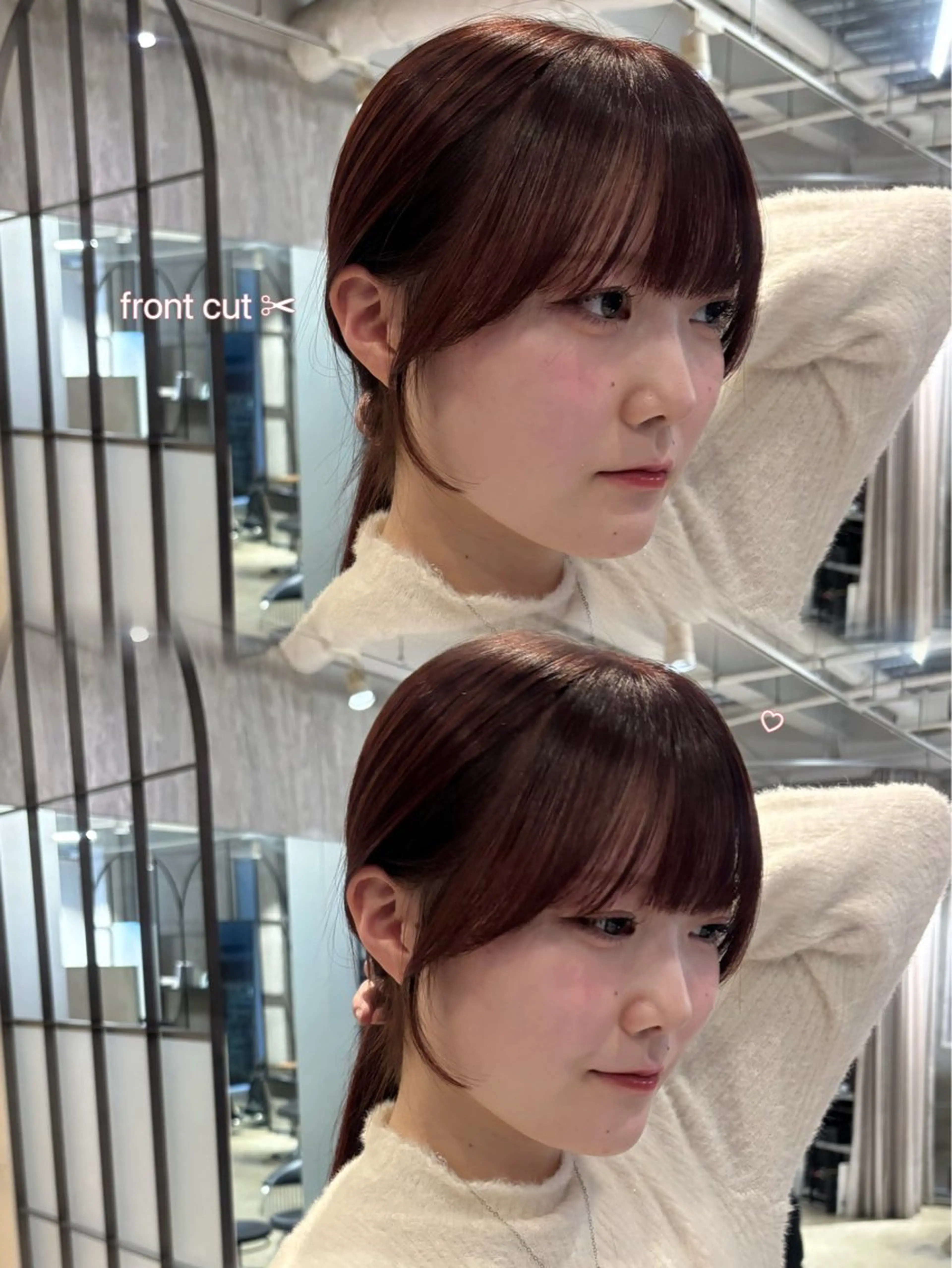 ロング 顔周りカット カット みう/メンズ レイヤー 顔周りのヘアスタイル