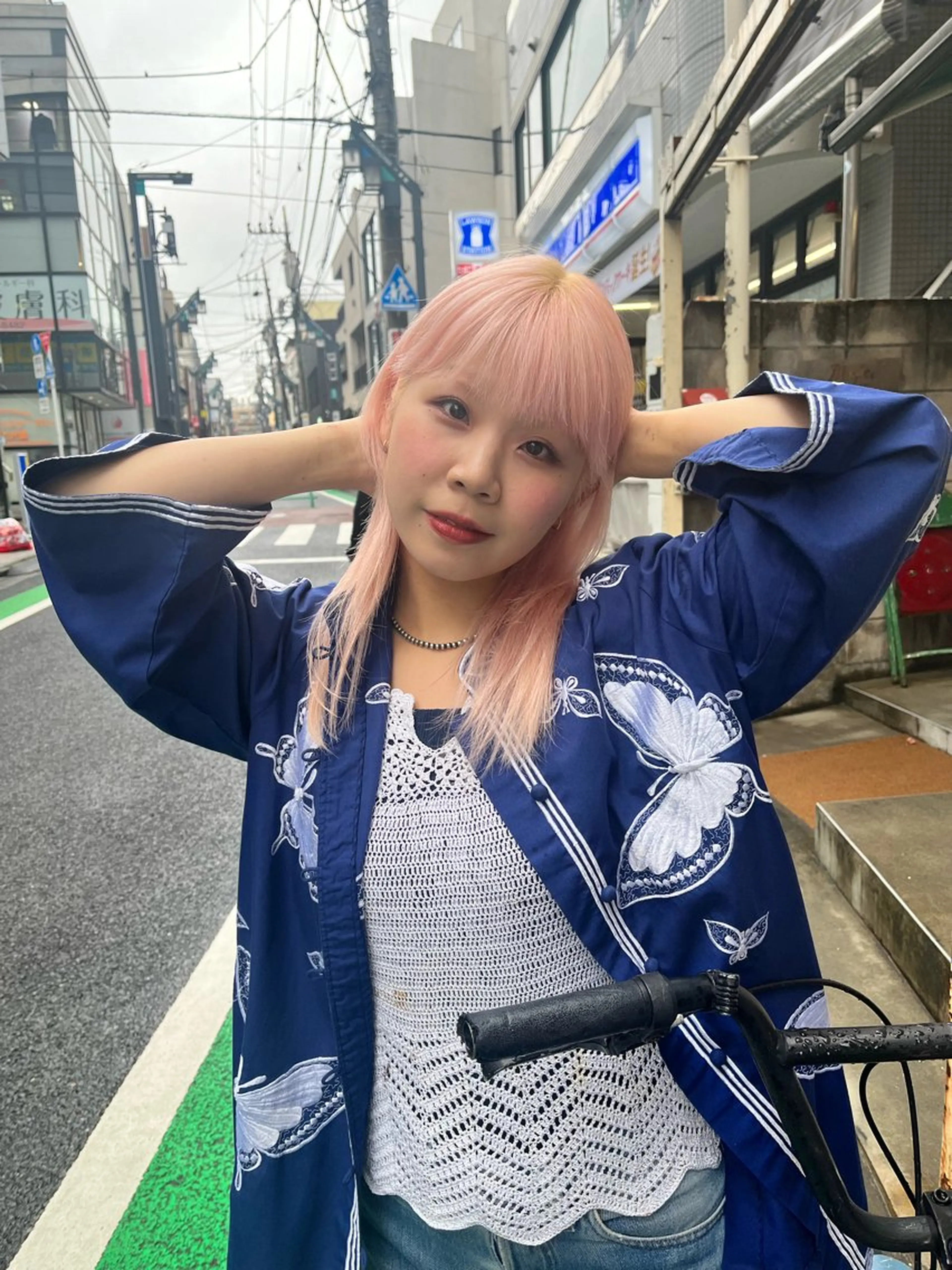 ミディアム カラー カット ヘアカラー トリートメント ヘアセット ハイトーンを育てる ブリーチカラー/牧原のヘアスタイル