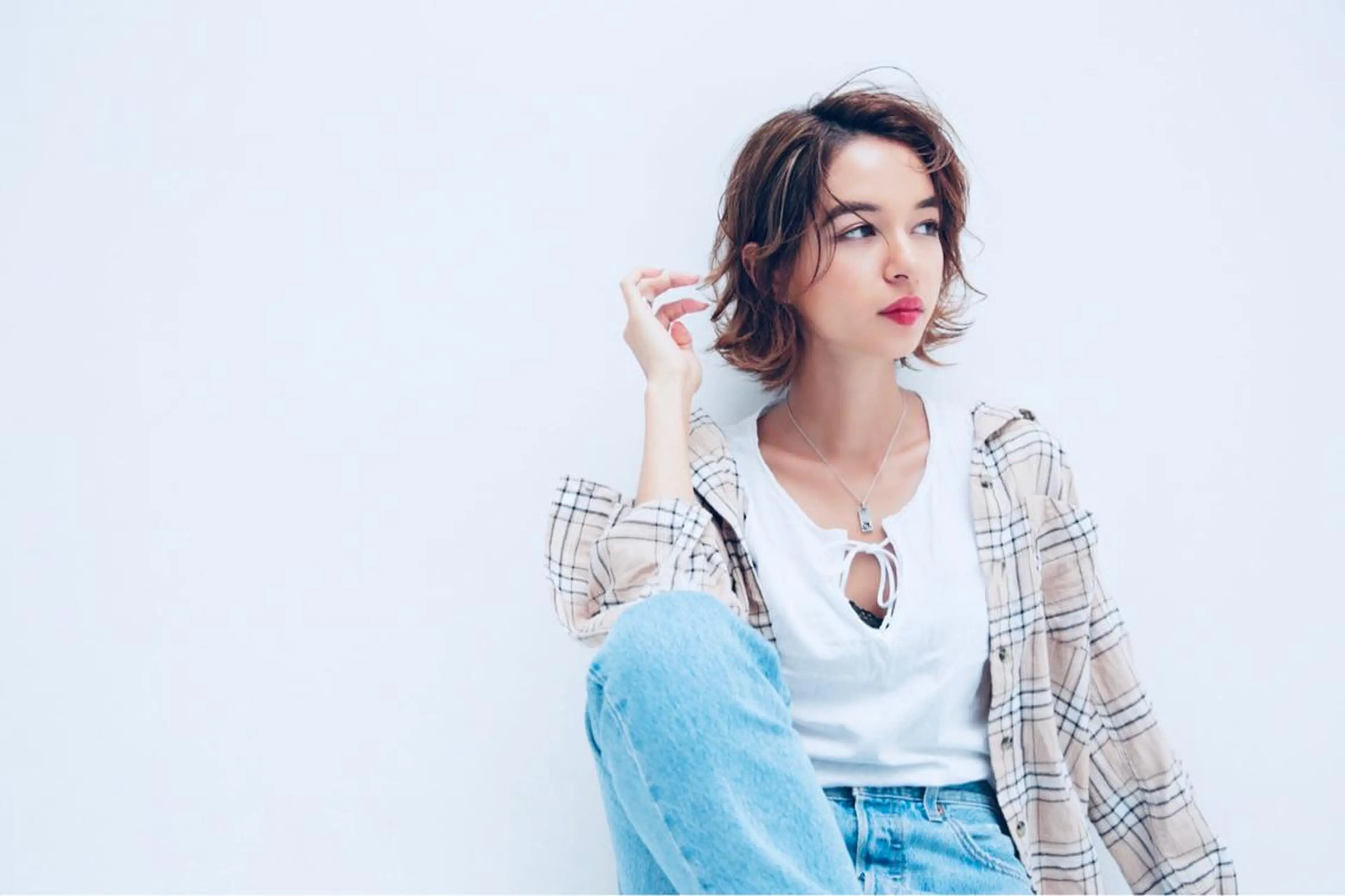 ミディアム カラー ママ美容師🧸谷山 潮音/ReFa取扱店のヘアスタイル