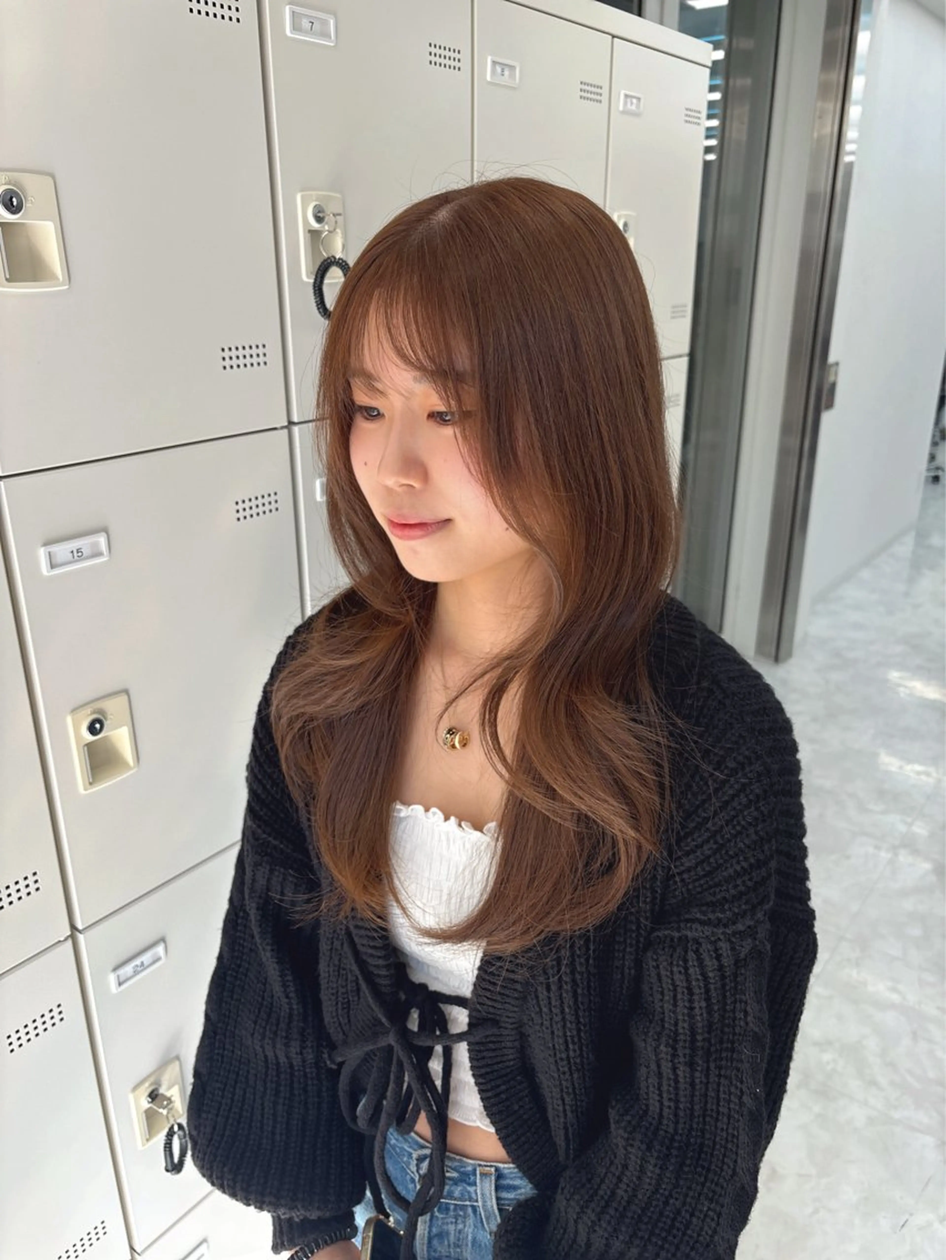 ロング カラー ブリーチ/ハイトーン /レイヤーのヘアスタイル