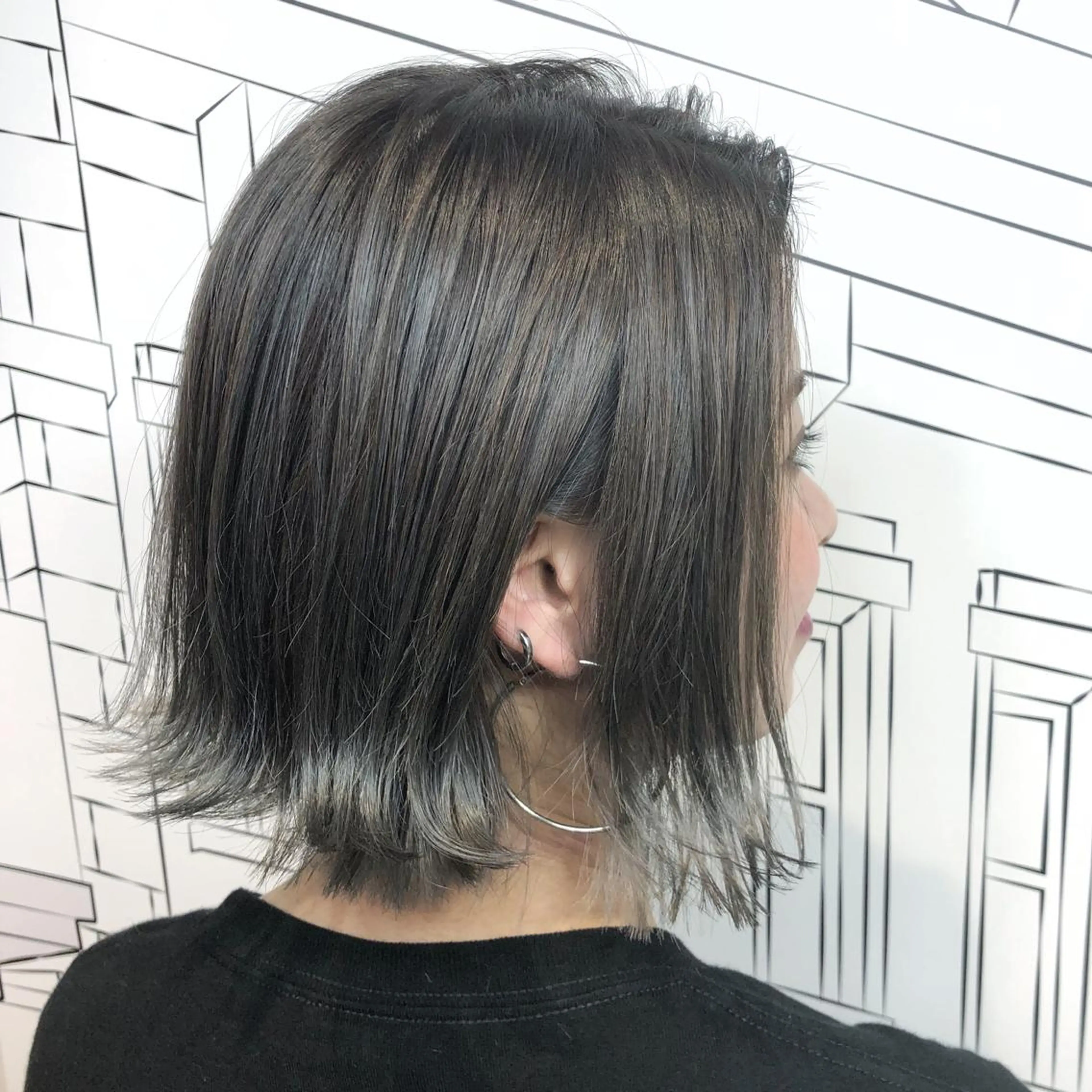 ミディアム レイヤー⭐️カラー ⭐️平川雅史のヘアスタイル