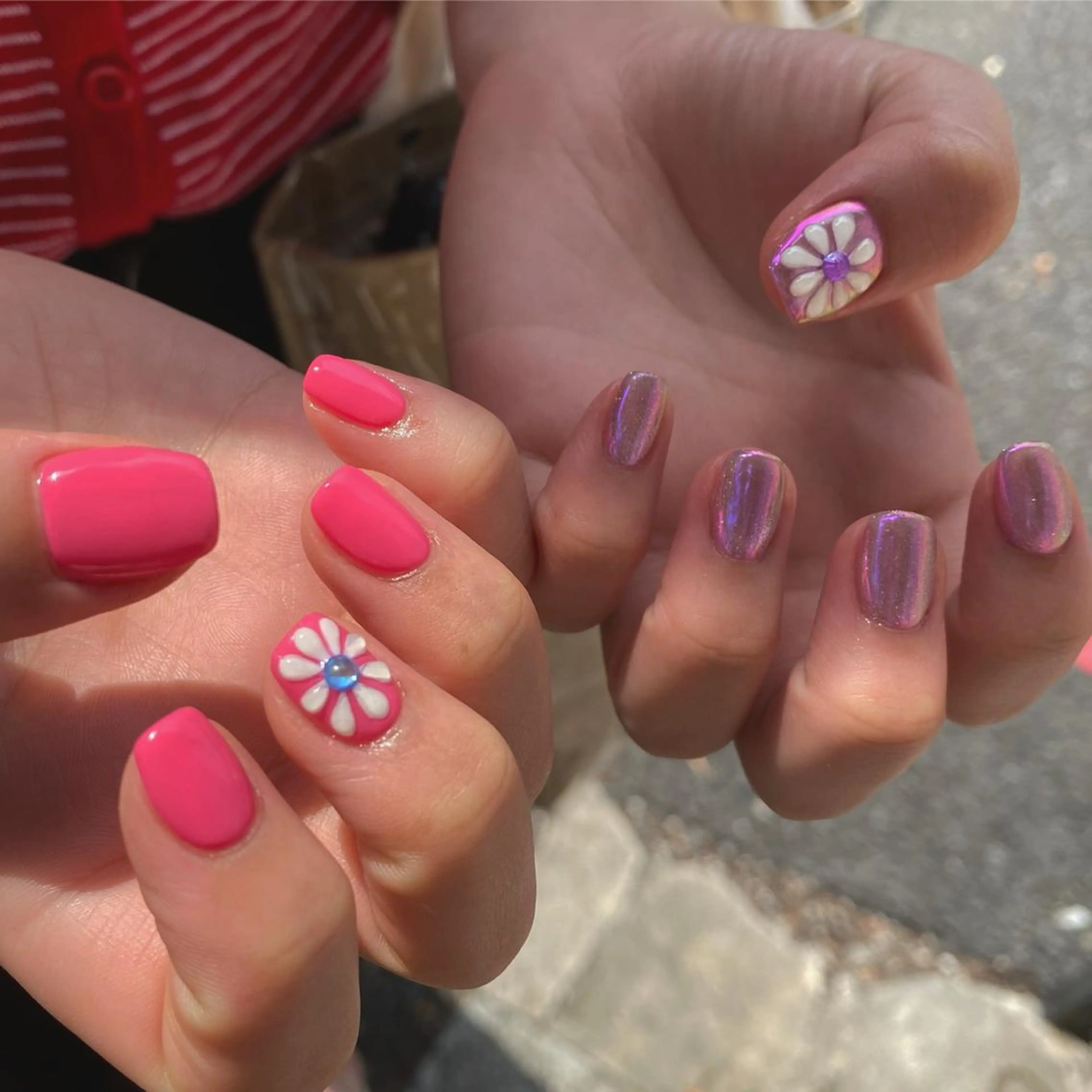 ネイル フラワーネイル ぷっくりネイル 🌼大西洋子 laughl🌼のネイルデザイン