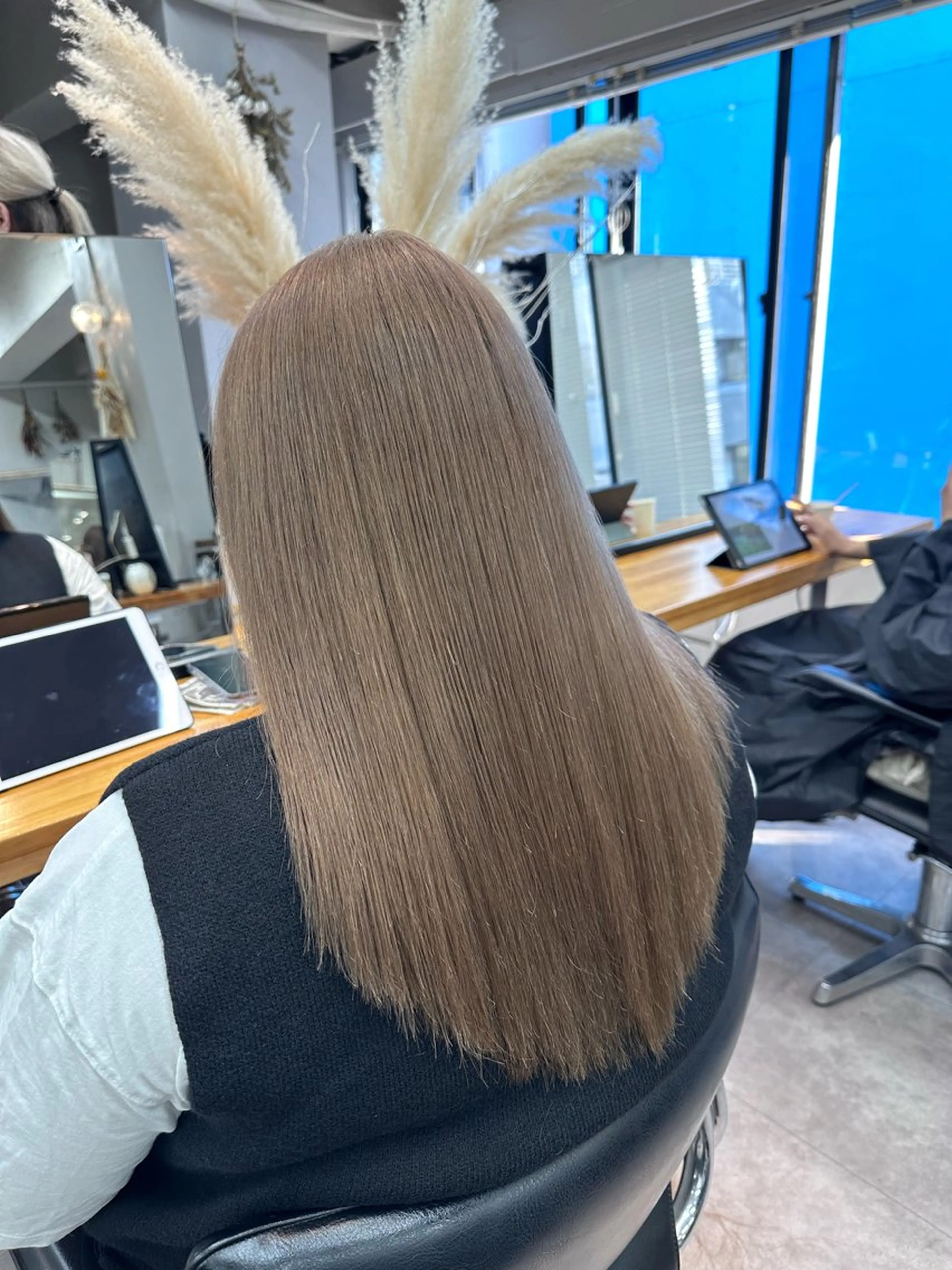 ロング ヘアカラー ウルフ・ボブ モデル✵HARUTOのヘアスタイル