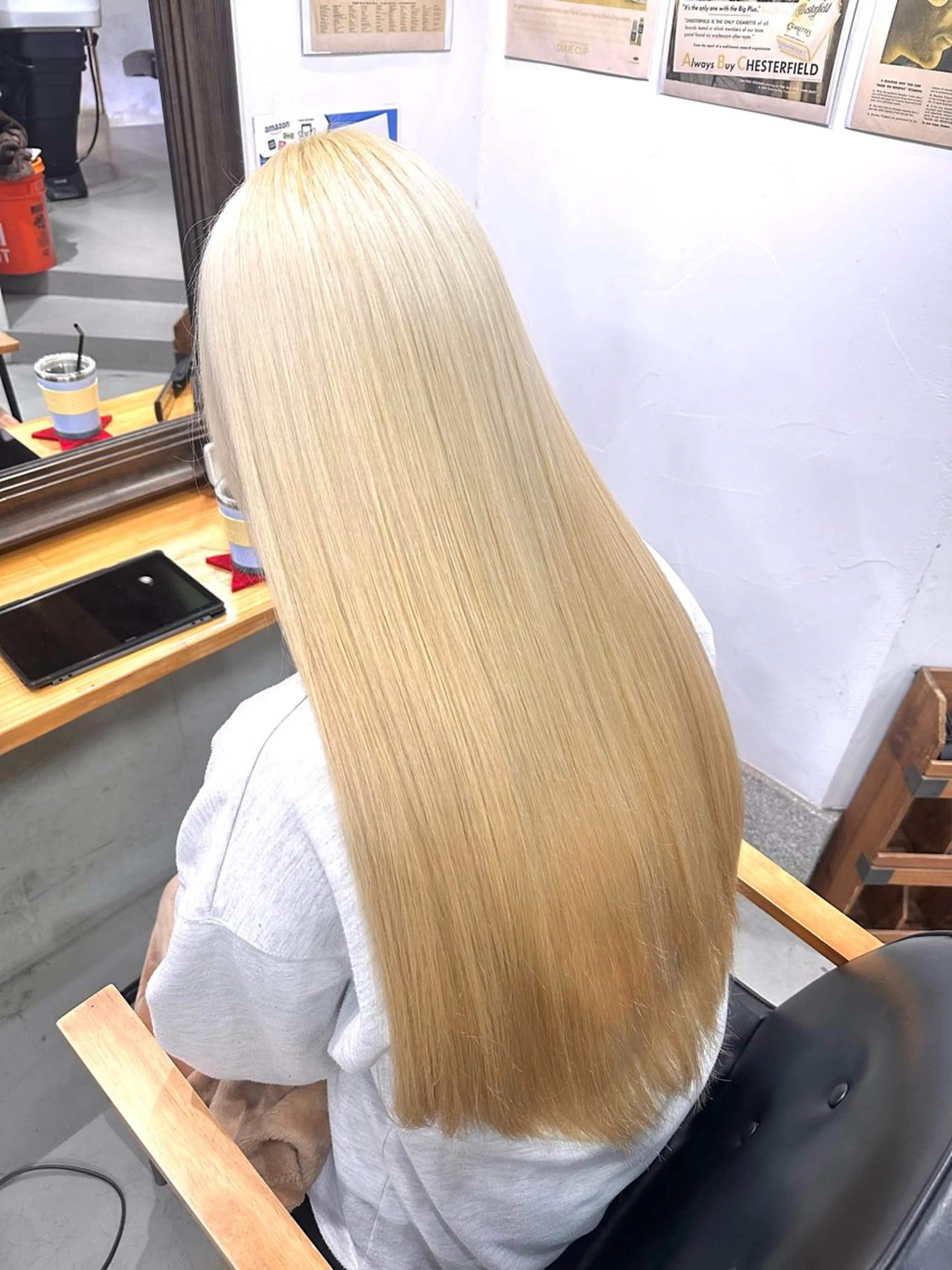 ロング ヘアカラー 💖艶・ブリーチ 透明感miyu💖のヘアスタイル