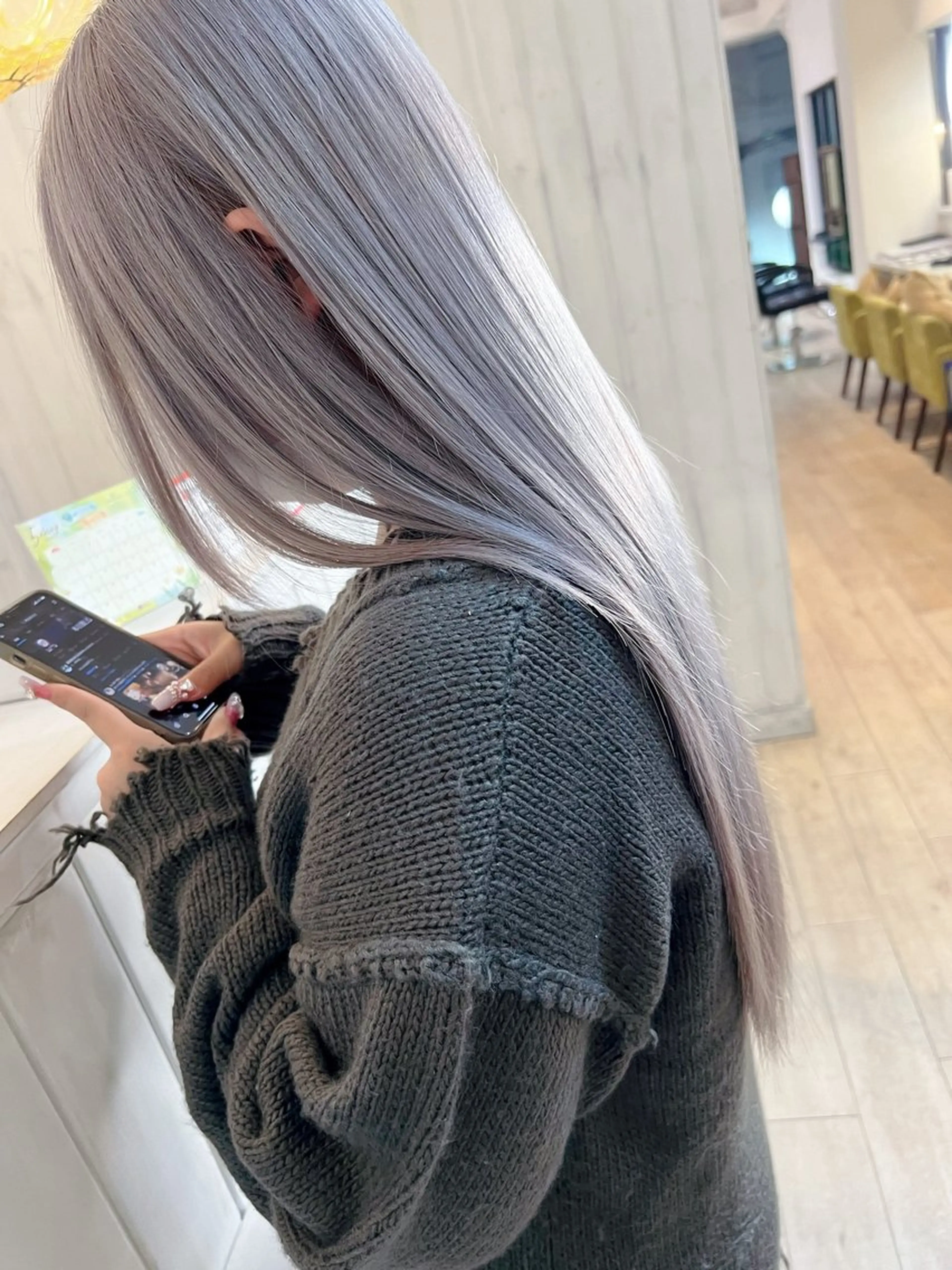 ロング カラー 髪質改善美髪特化 ルイス奈良のヘアスタイル