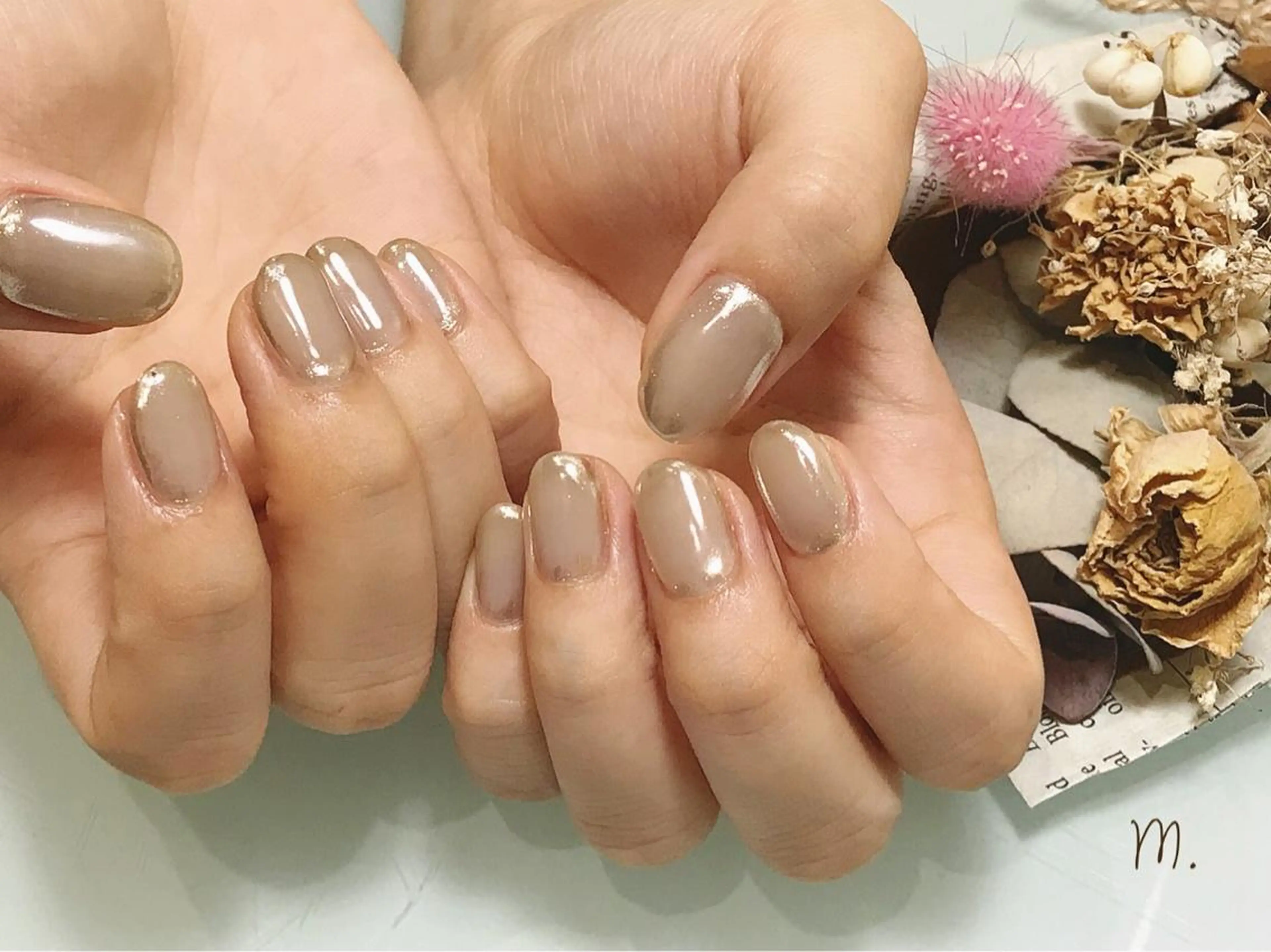 ネイル ミラーネイル ハンドネイル Nakazawa Mayuのネイルデザイン