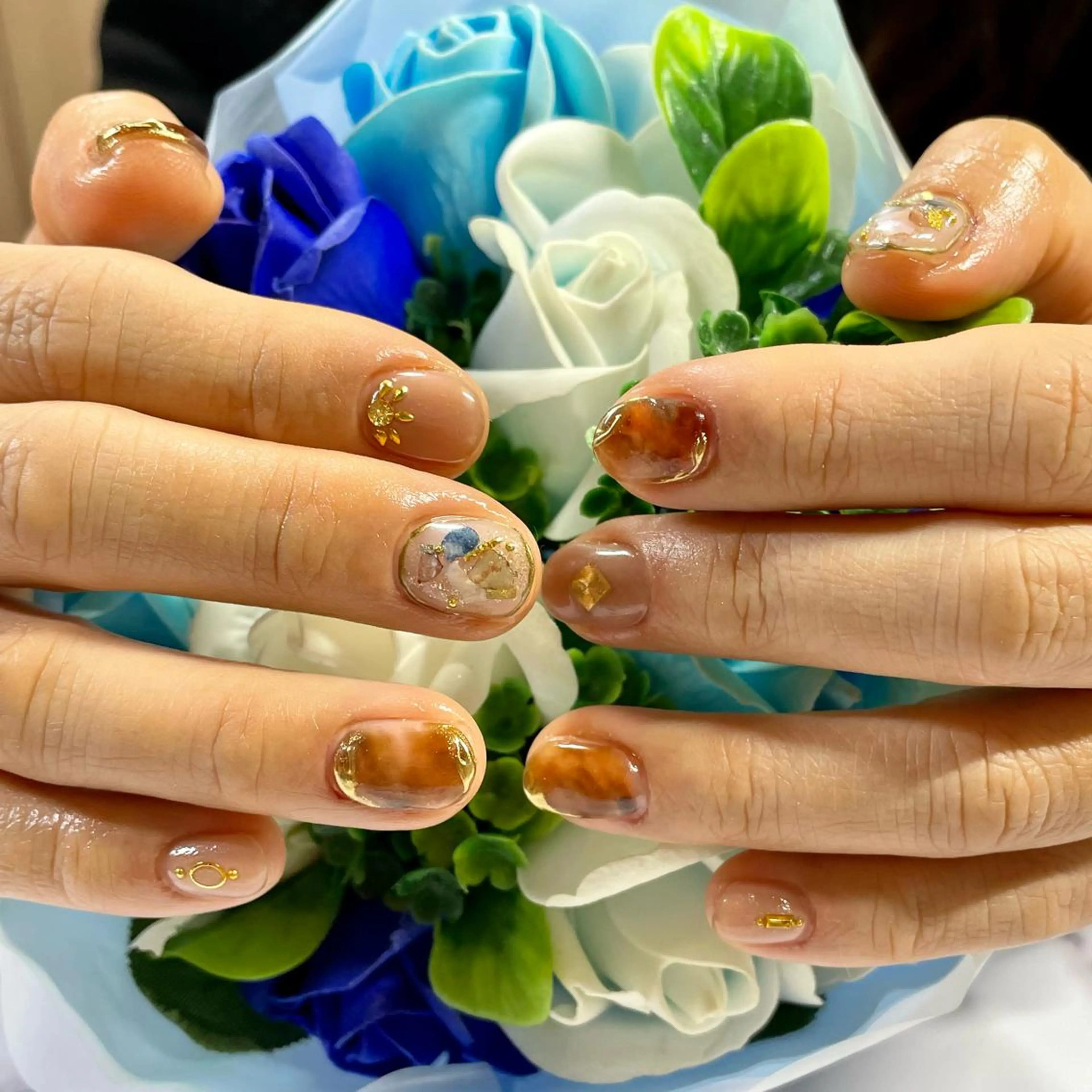 ネイル ニュアンスネイル 奥園 良恵のネイルデザイン