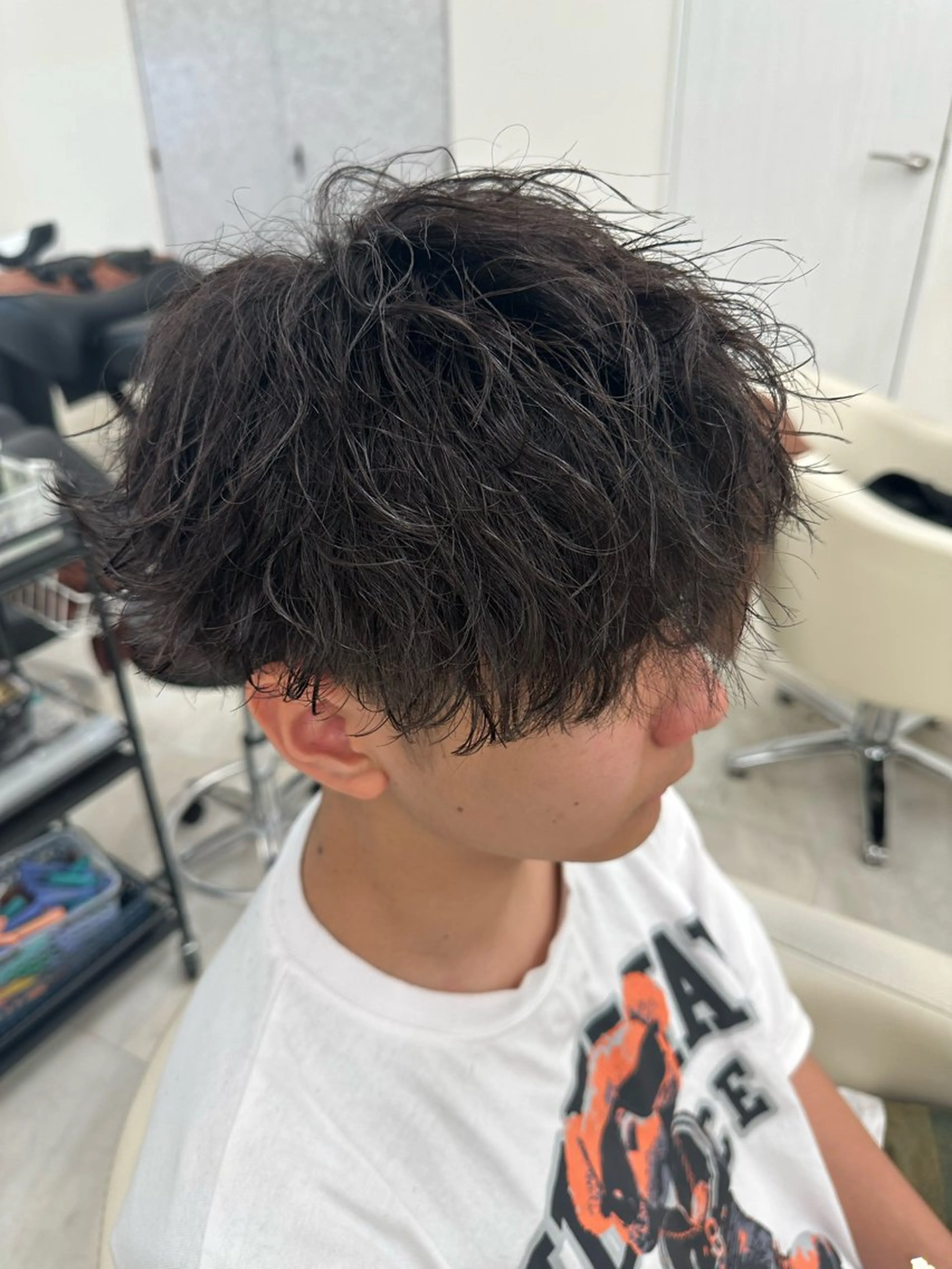 パーマ メンズ 波巻きパーマ カット パーマ トリートメント 【パーマの達人】 💎メンズ特化🔥徹のヘアスタイル