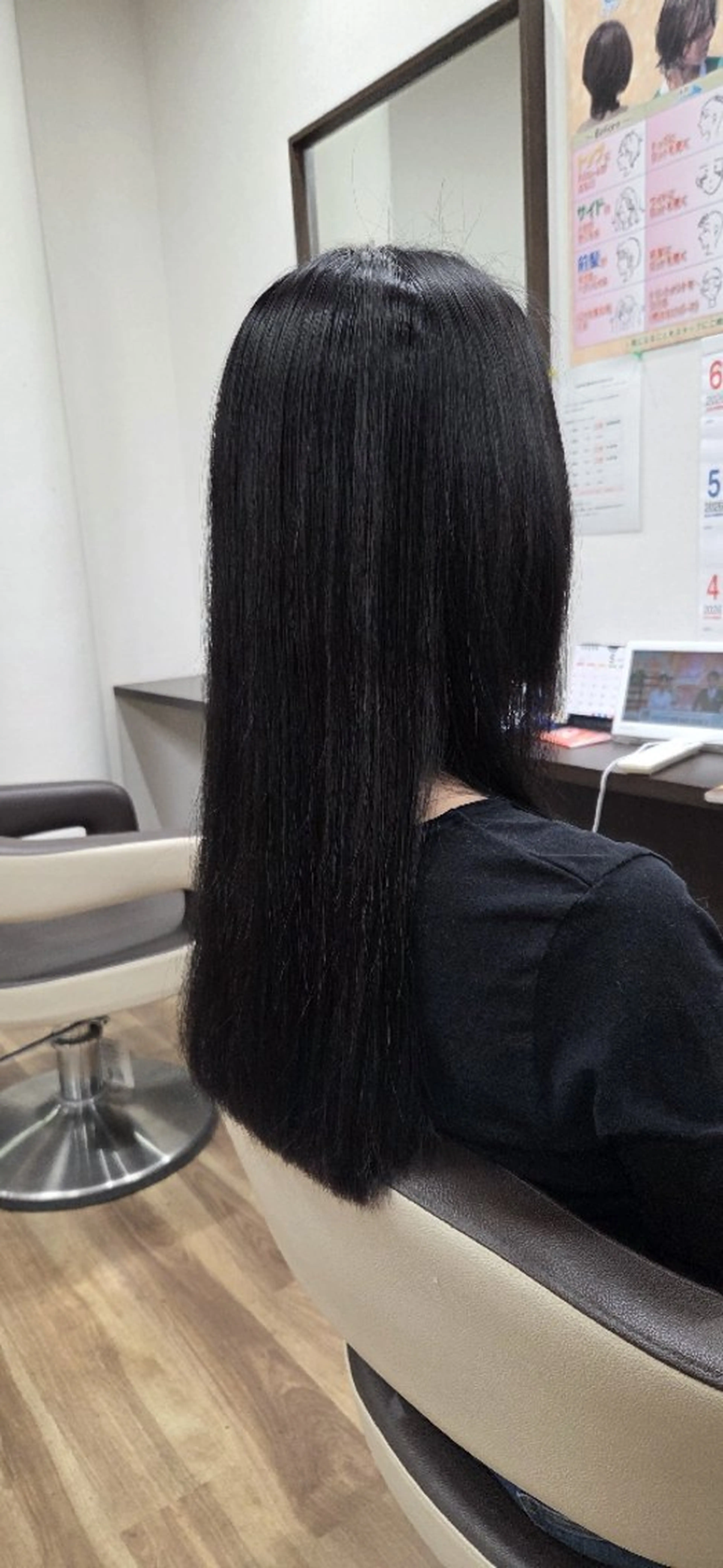 ロング 縮毛矯正 谷口 大樹のヘアスタイル