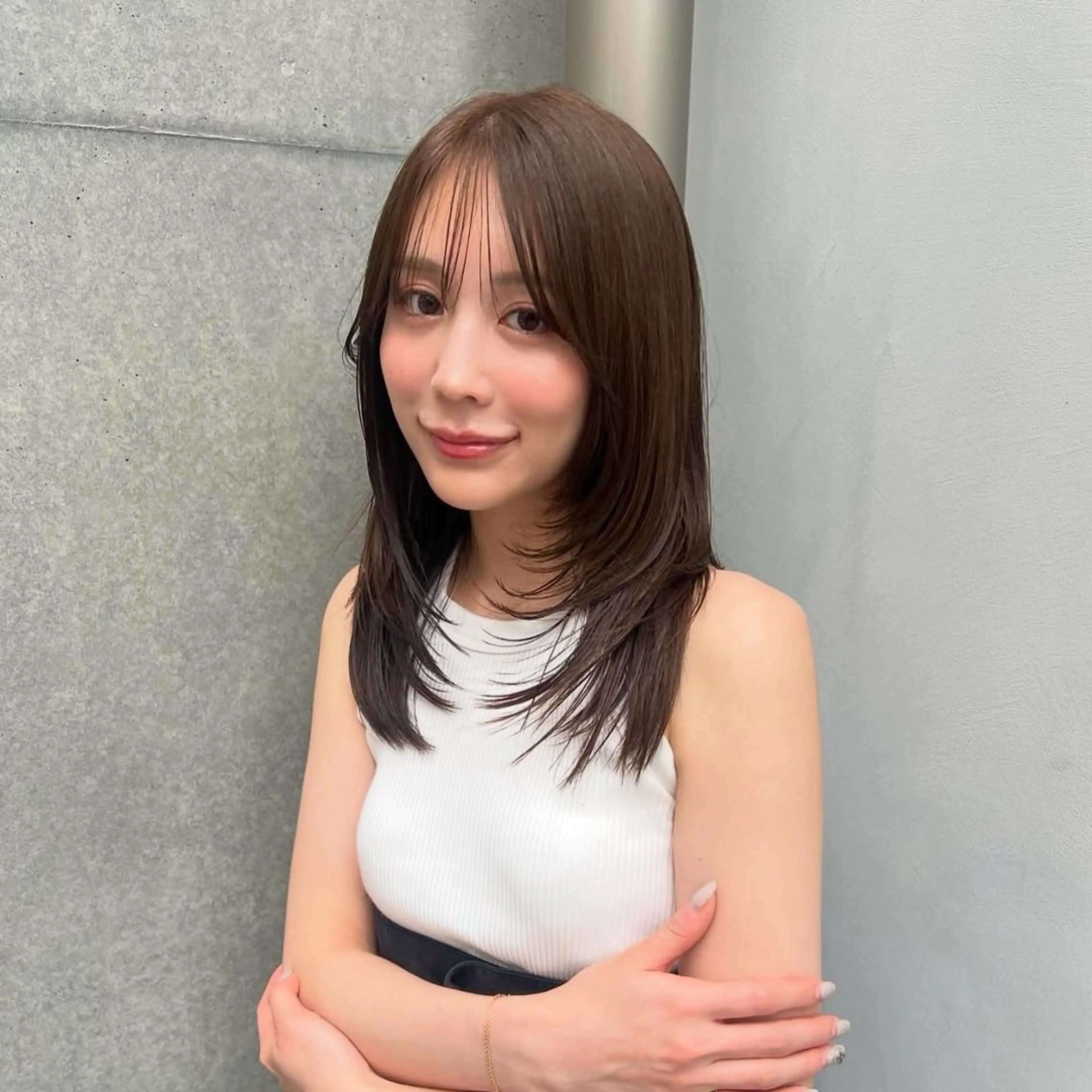 セミロング mai / men'sのヘアスタイル