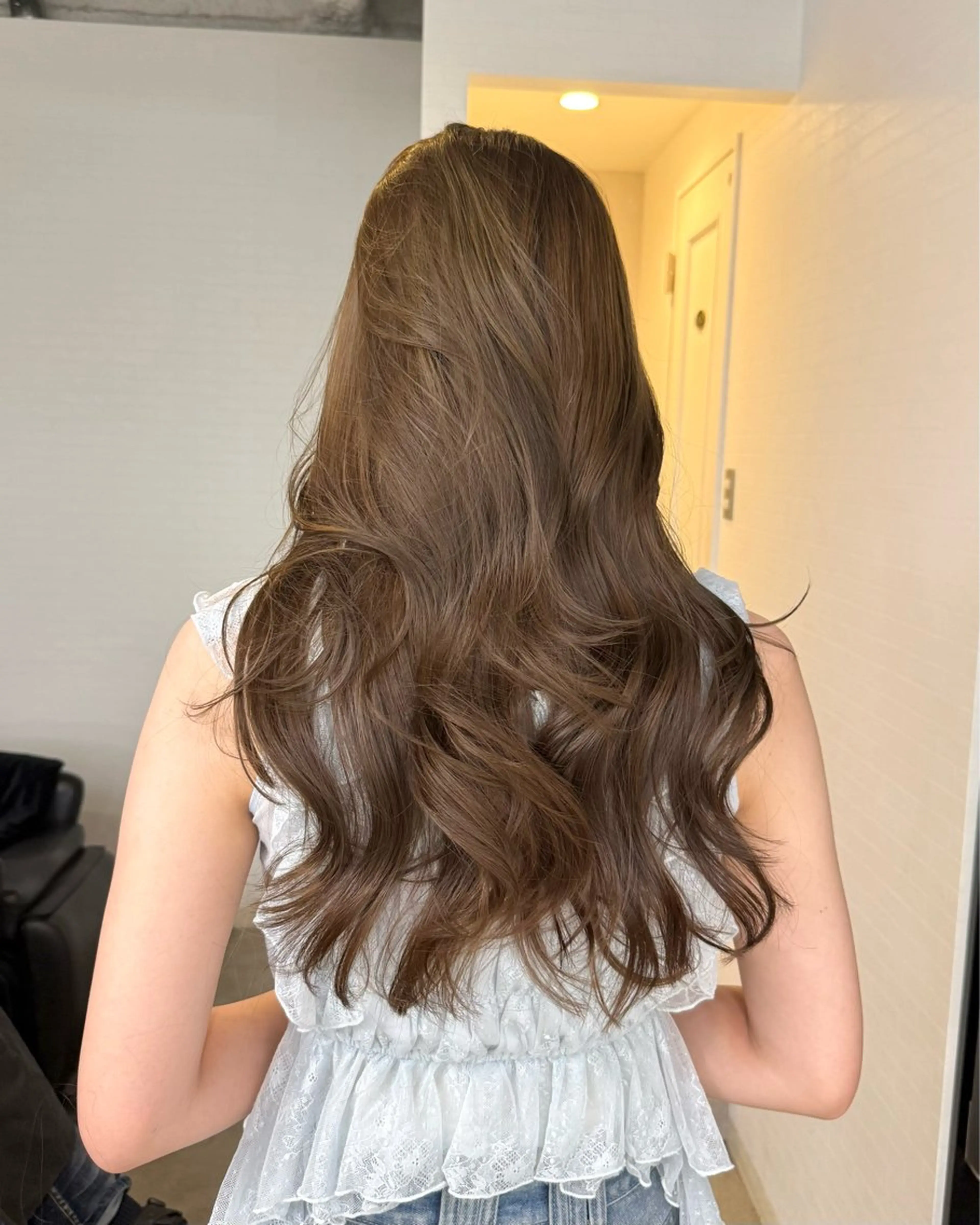 セミロング レイヤーカット 池袋髪質改善 タニグチのヘアスタイル