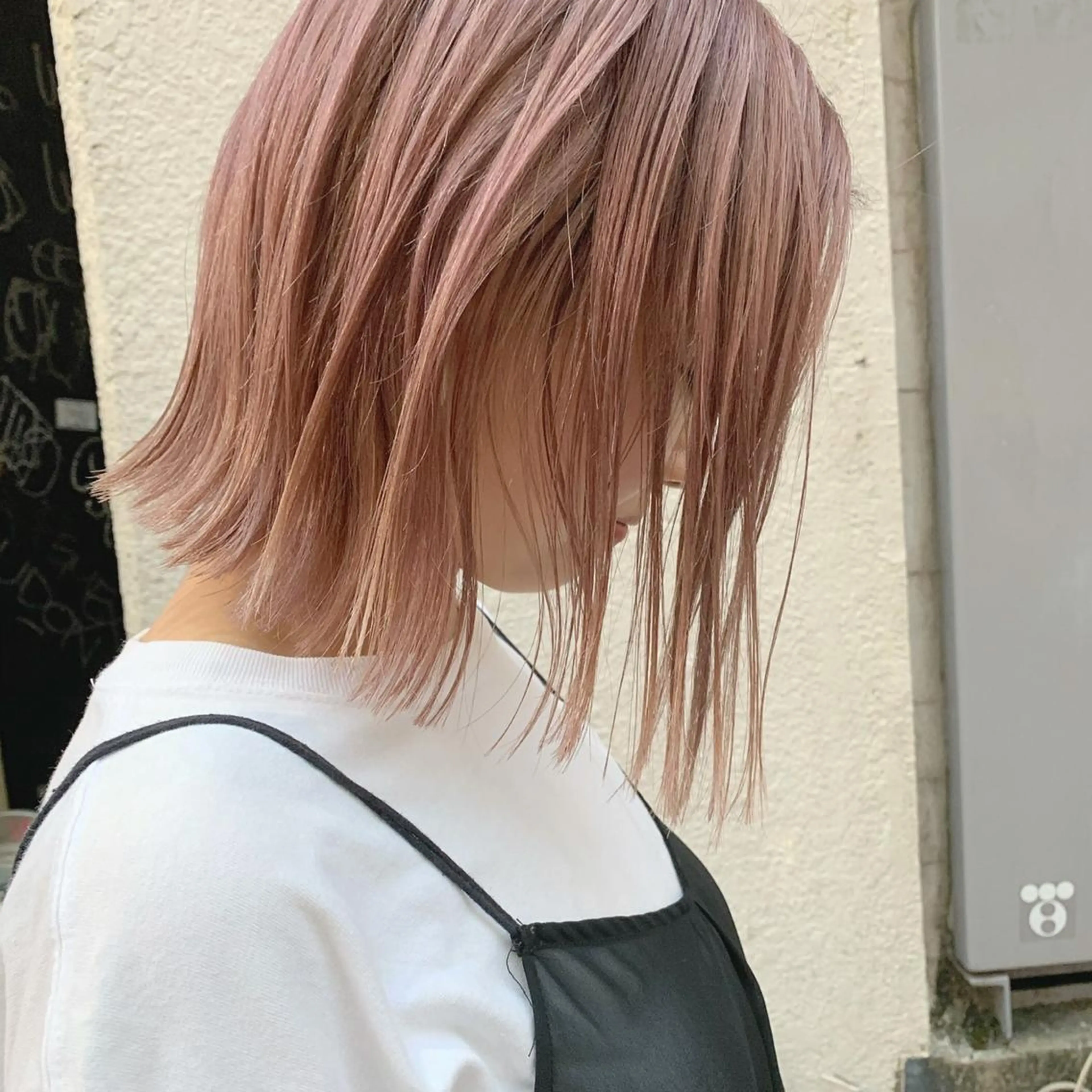 セミロング カラー ヘアカラー トリートメント ヘアセット 🫧髪質改善/縮毛 矯正/RIKOのヘアスタイル