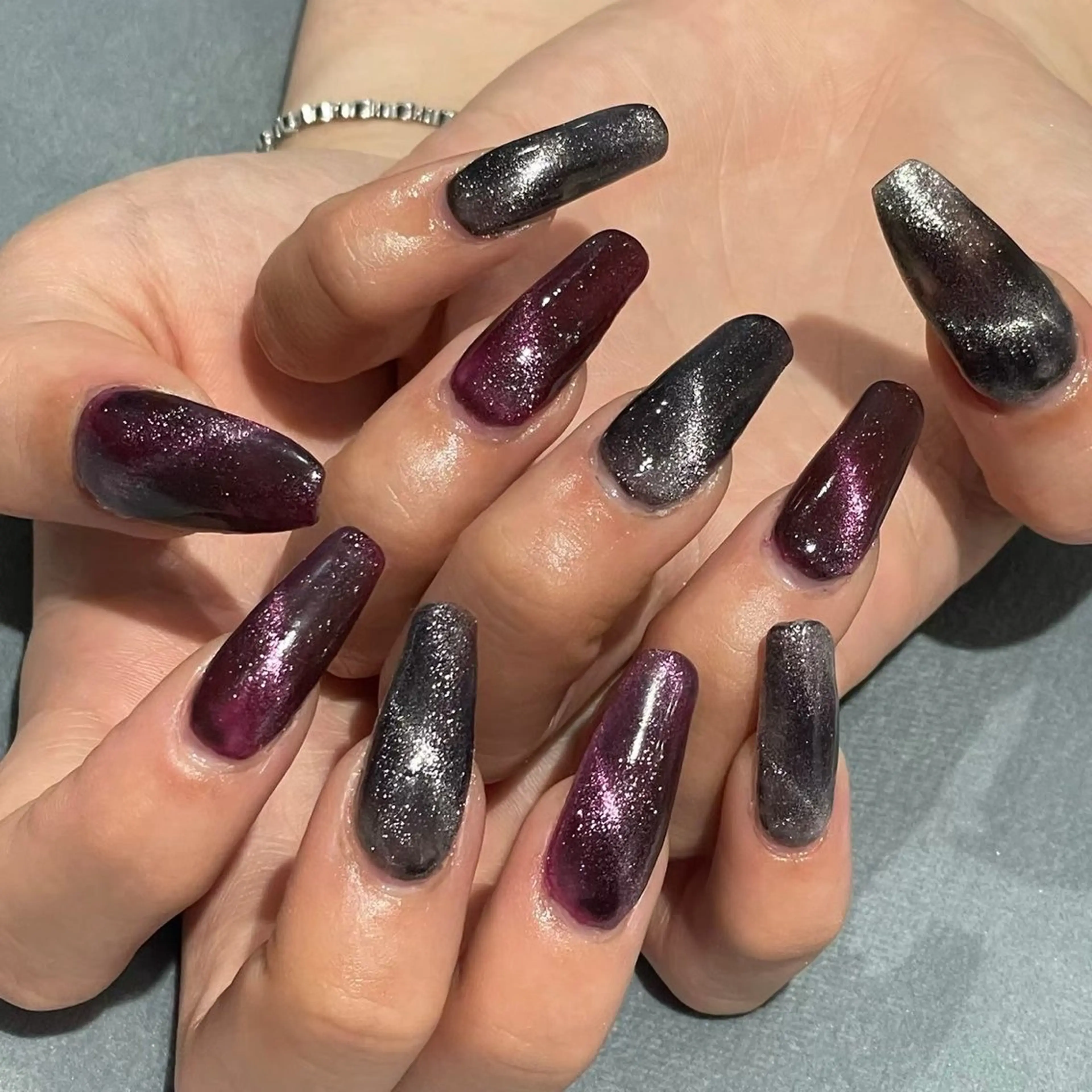 【マグネットネイル/オフあり】店舗限定デザインから選べるの写真