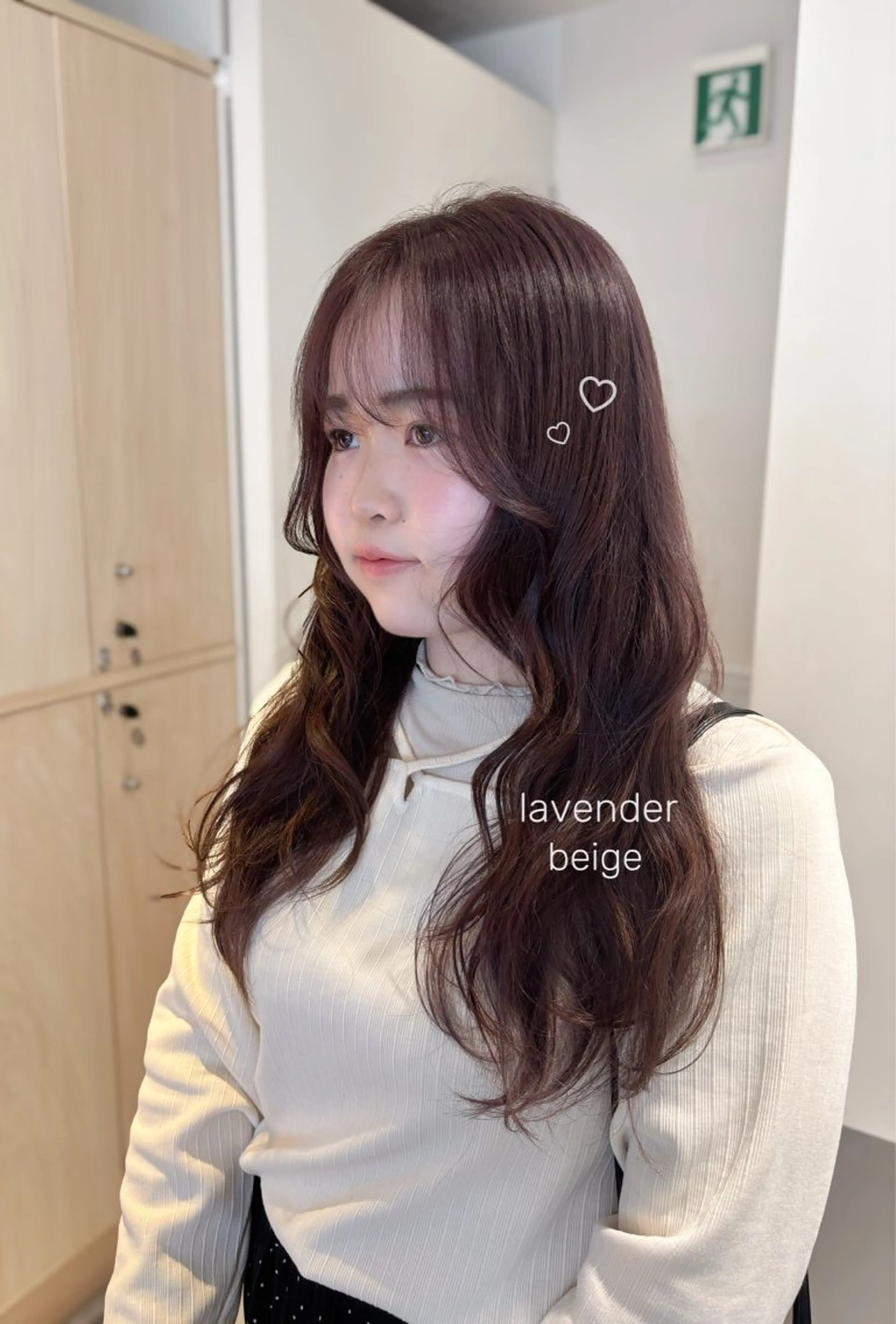 ロング カラー ベージュカラー ブリーチ ラベンダーカラー ラベンダーベージュ ヘアカラー トリートメント 艶髪カラー/ レイヤー/yuiのヘアスタイル