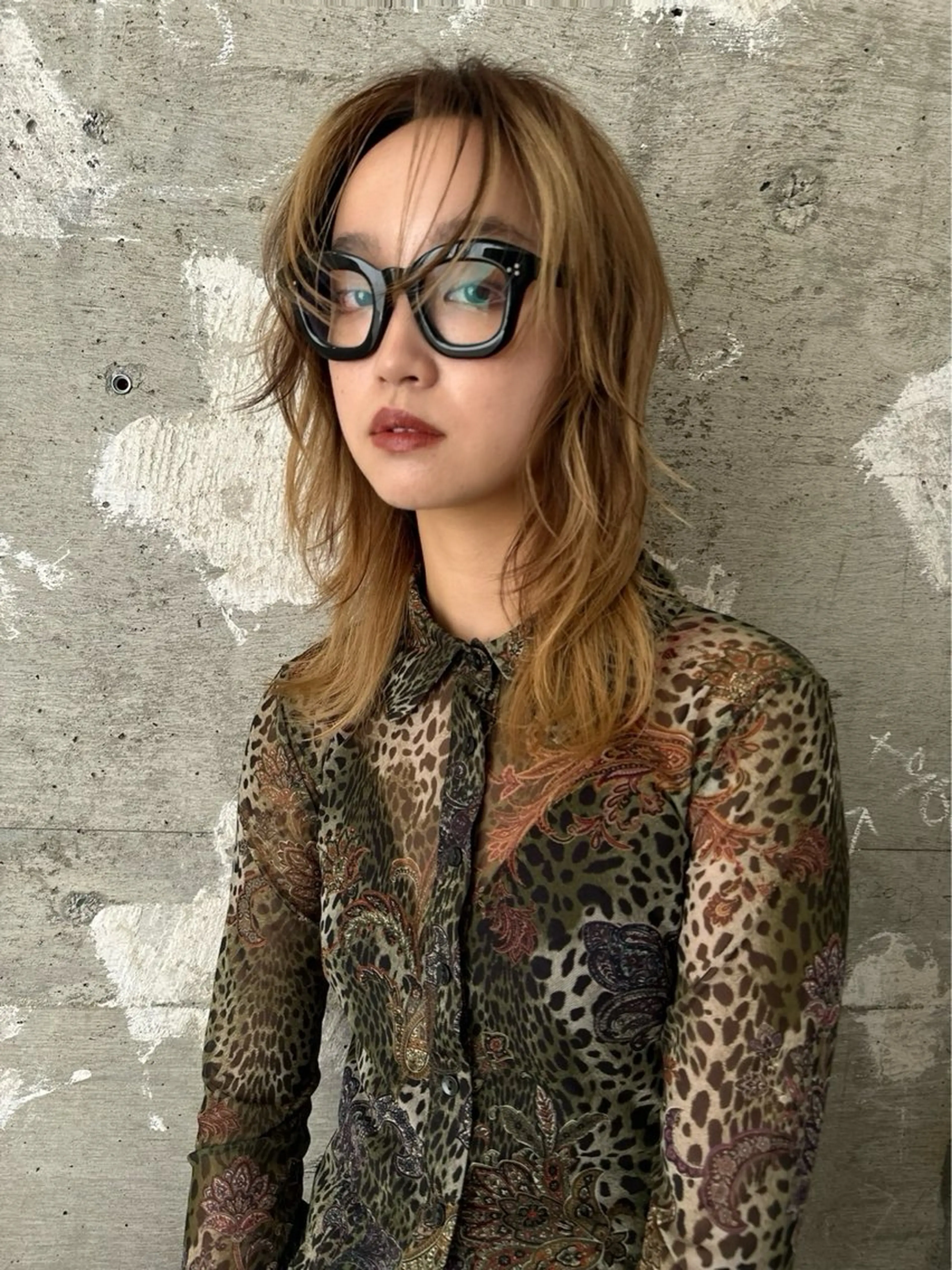 ミディアム ヘアカラー saku 🎀🫧のヘアスタイル