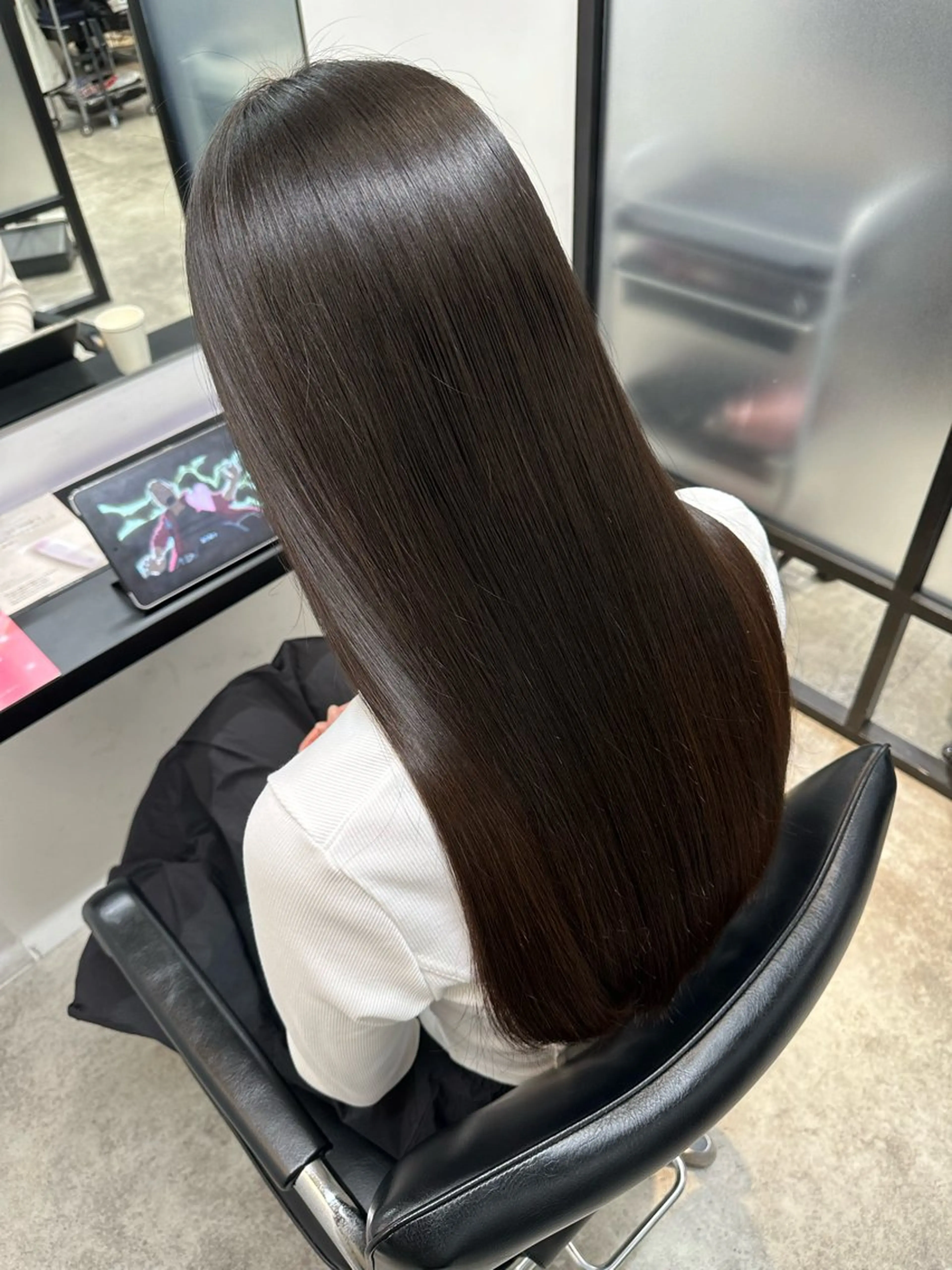 ロング 髪質改善 トリートメント トリートメント ツヤ髪 ／髪質改善 松岡将太郎のヘアスタイル