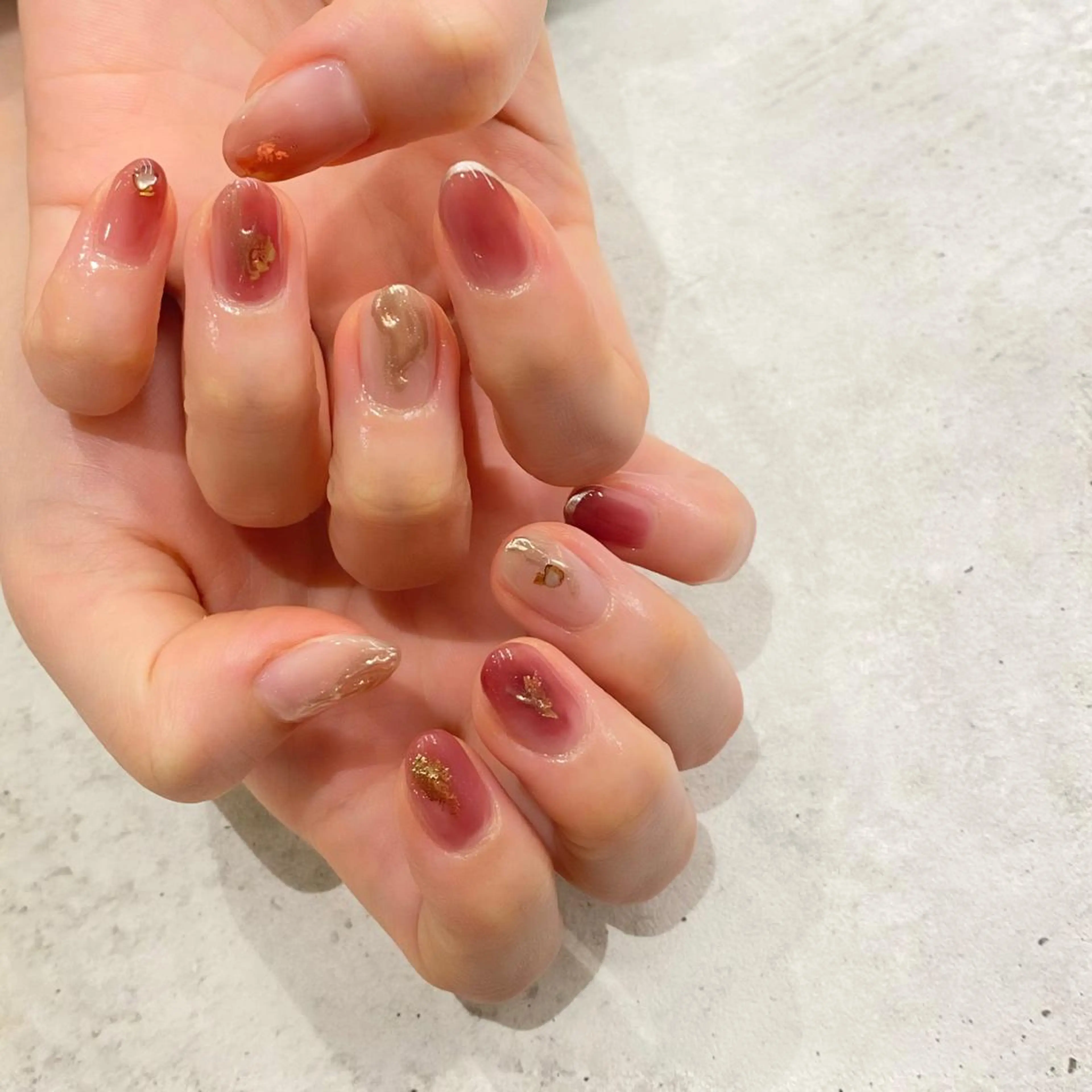 ネイル ハンドネイル Yuriko Omi パラジェル/渋谷のネイルデザイン