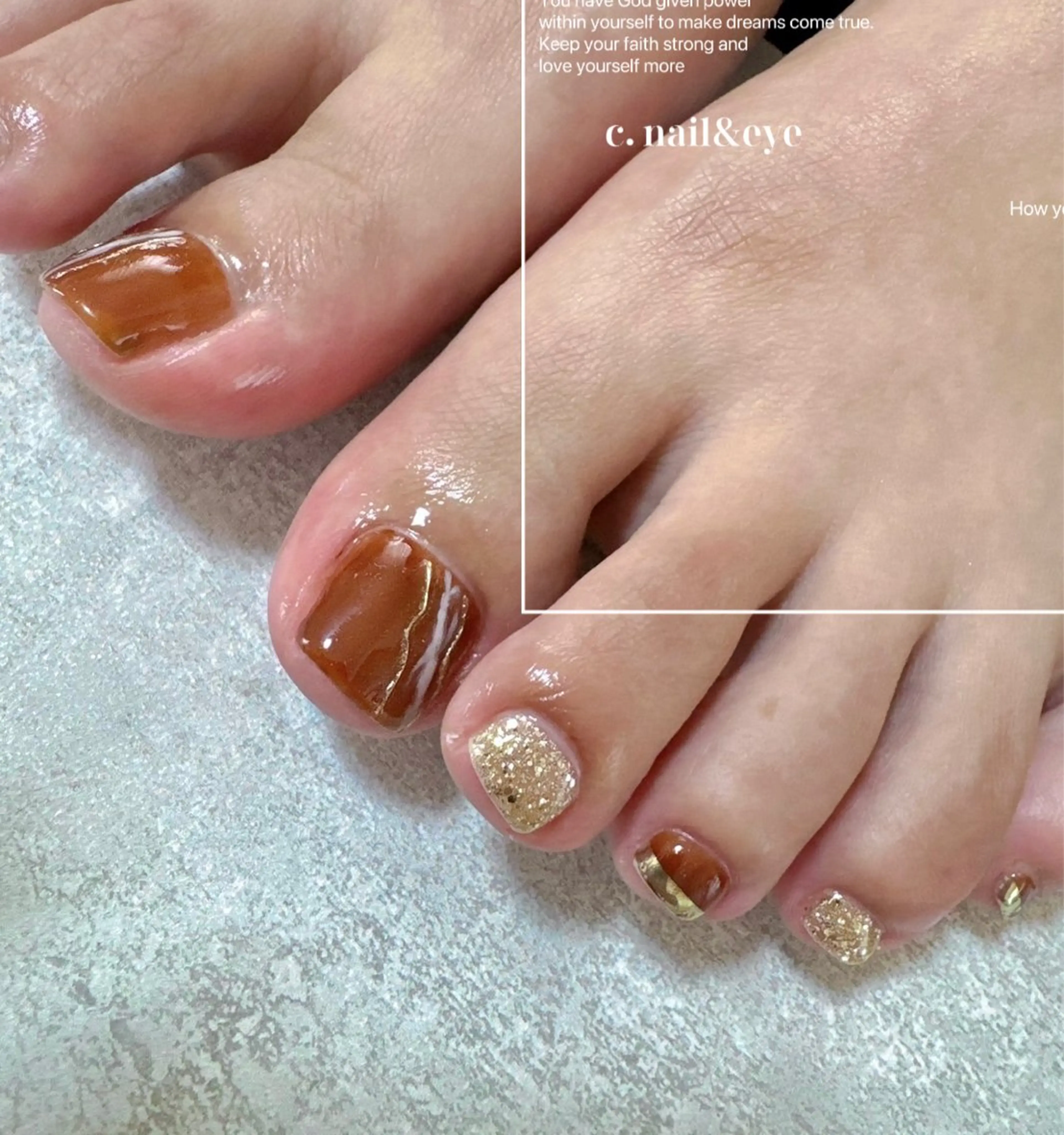ネイル フットネイル C.Nail &Eye筑紫駅のネイルデザイン