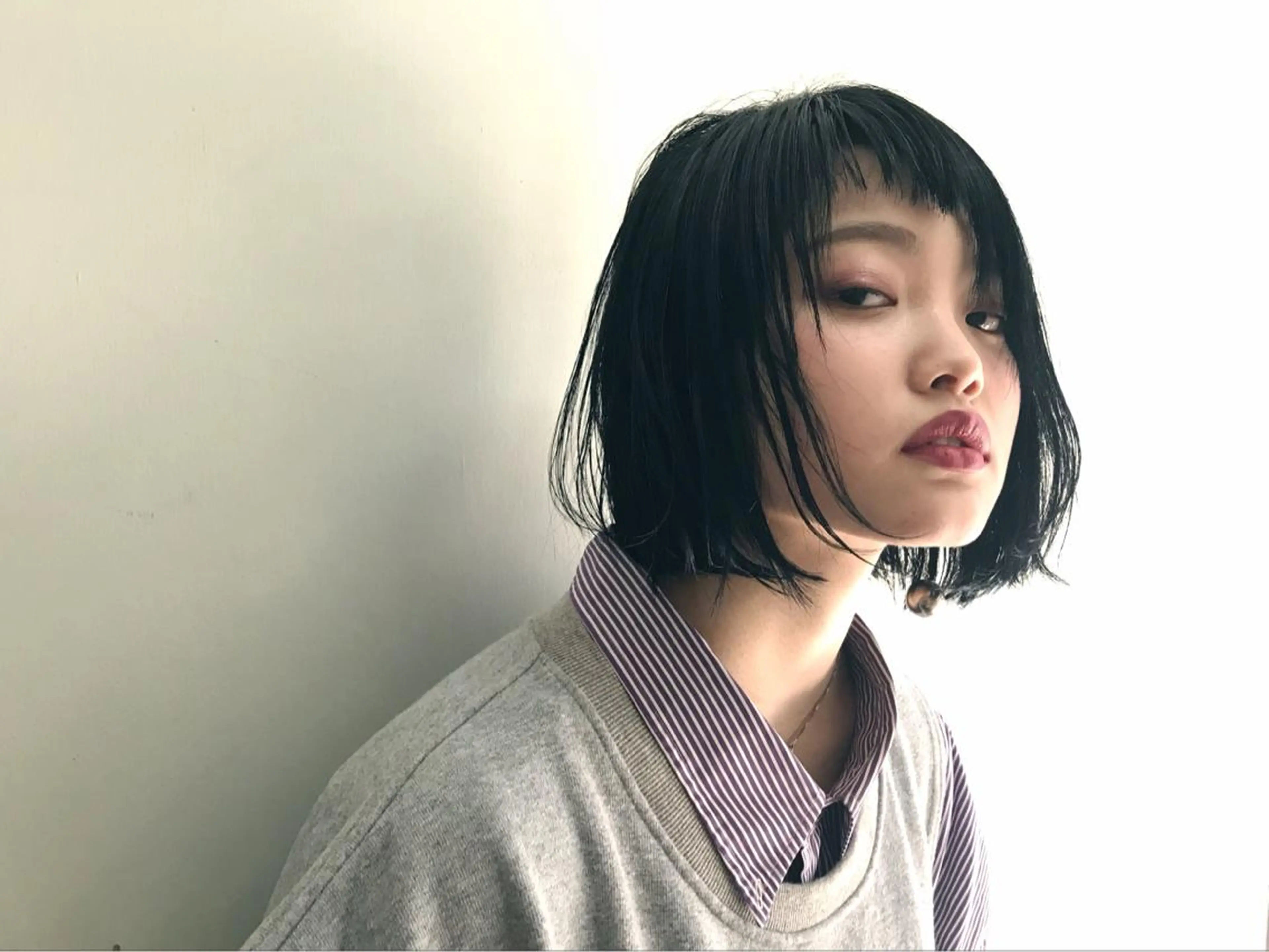 ミディアム tatsumi/ボブ ウルフ/レイヤーのヘアスタイル