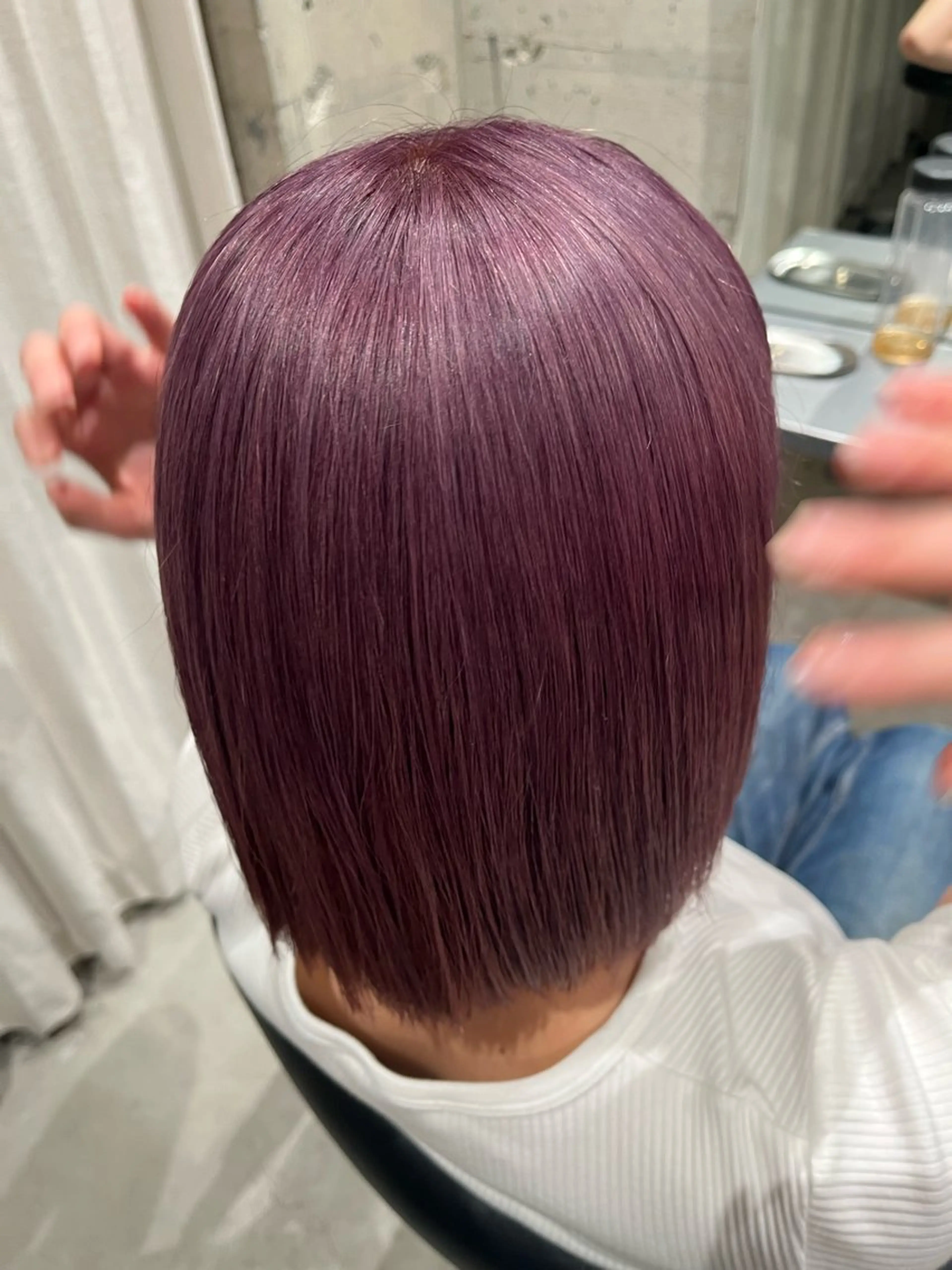 ミディアム カラー ブリーチ ブロンド カット ヘアカラー トリートメント エクステ ヘッドスパ ヘアセット 🦮shiori アイドルオタク🦮のヘアスタイル