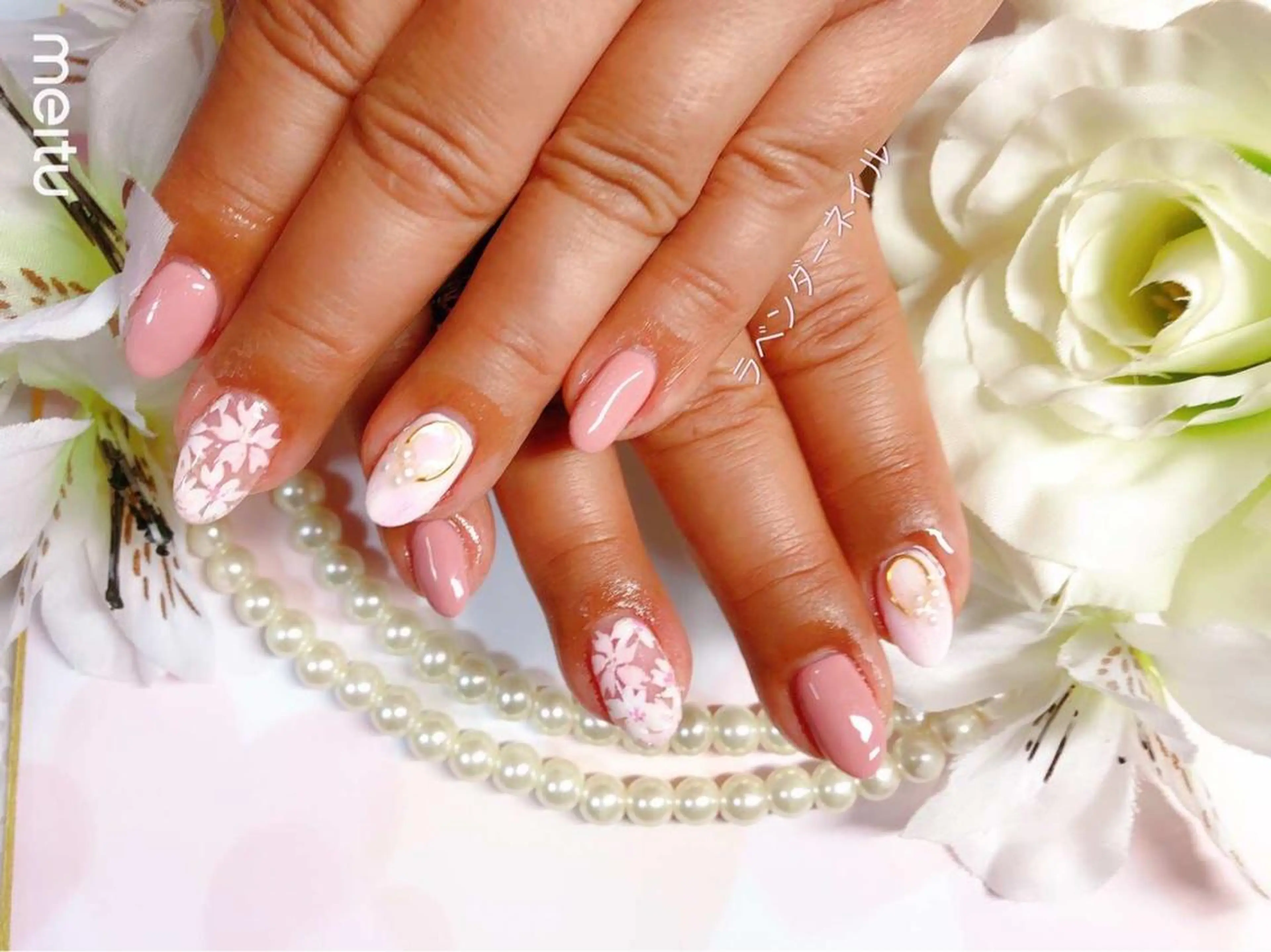 ネイル ラベンダー💖日暮里 ルル💖ネイルのネイルデザイン