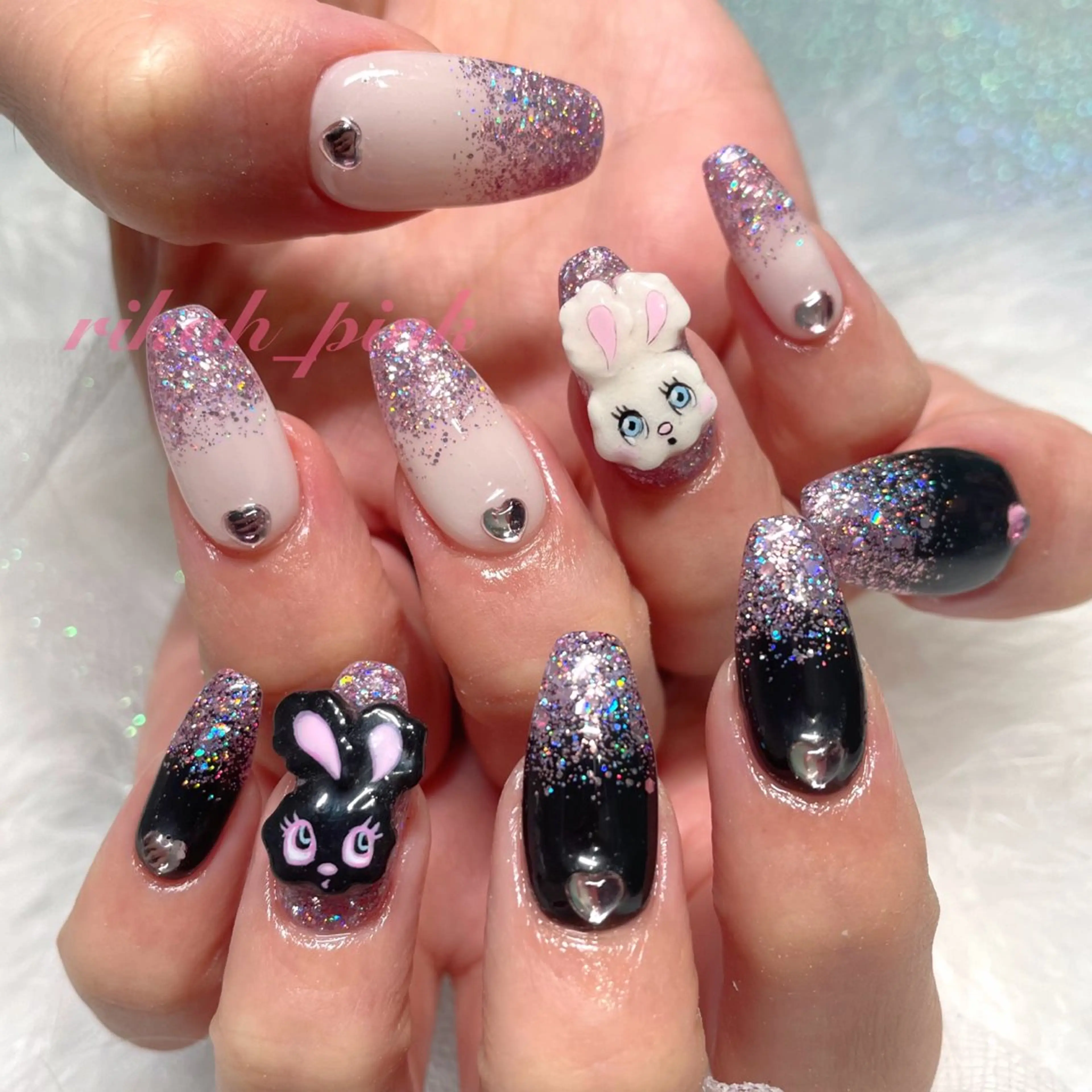 ネイル HIKA🦋 個性派スカルプネイルのネイルデザイン