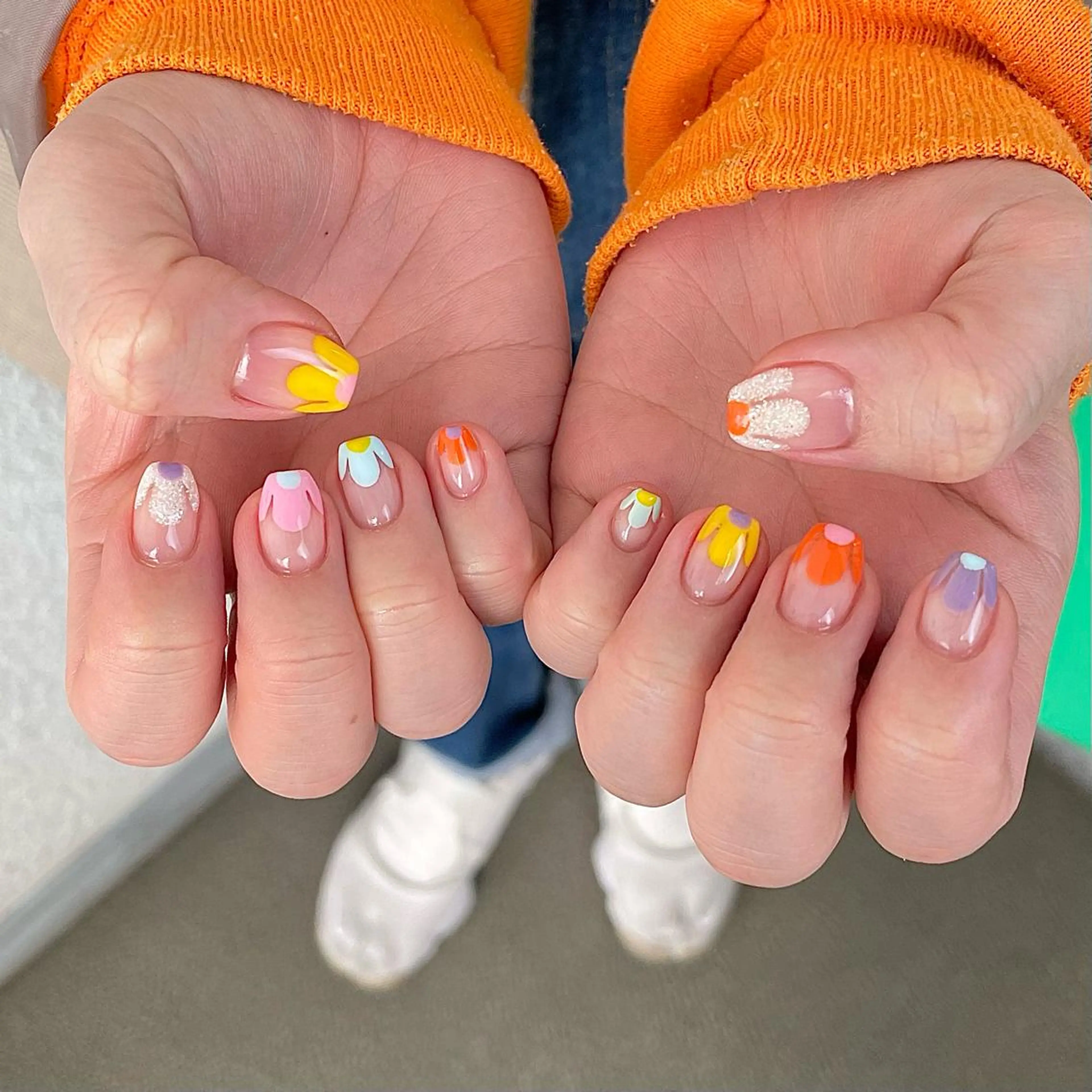 ネイル 持ち込み ハンドネイル Nailsalon BLOOM🌷 山崎のネイルデザイン