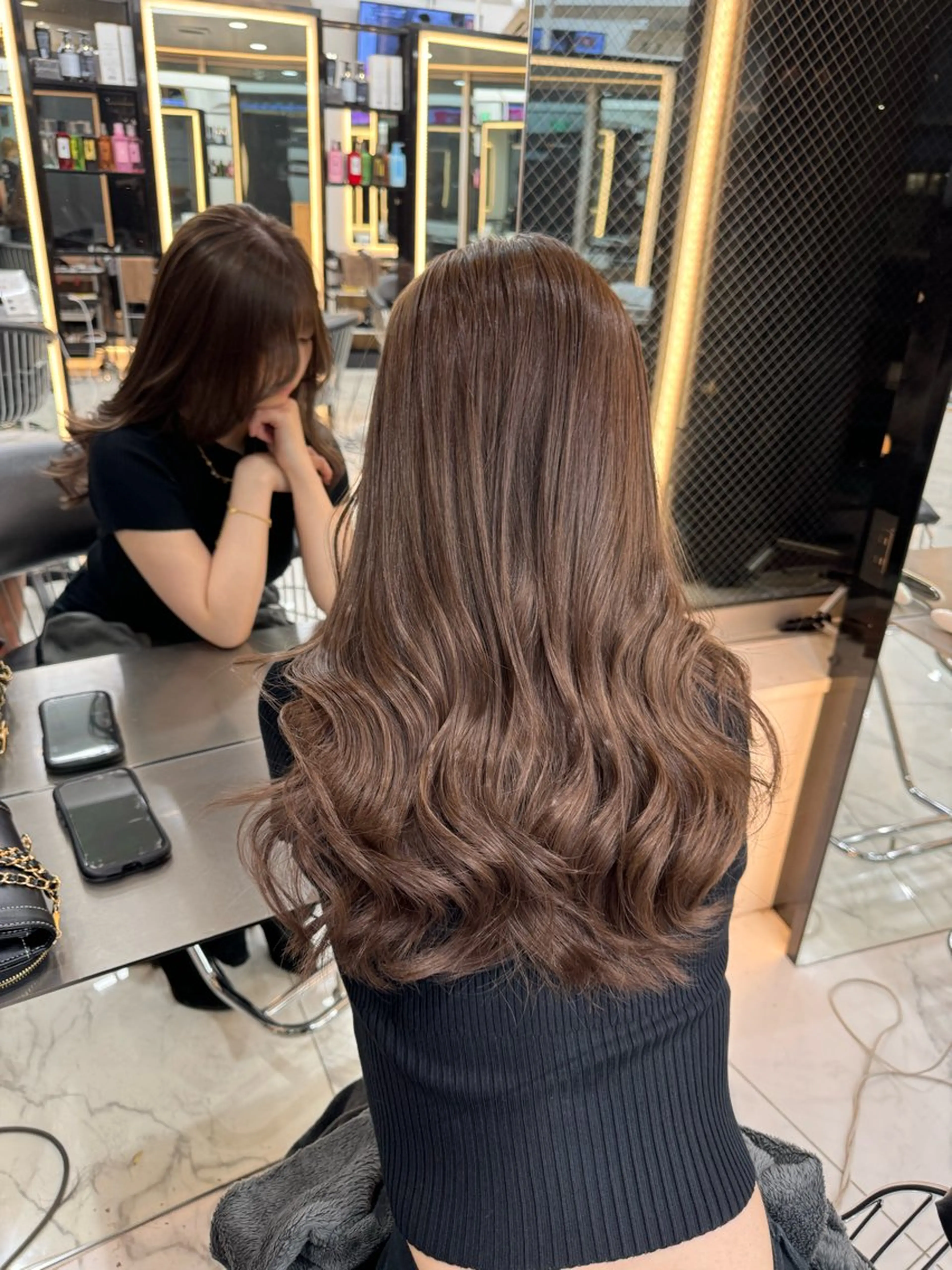 ミディアム カラー lapis 渋谷本店 きりかのヘアスタイル