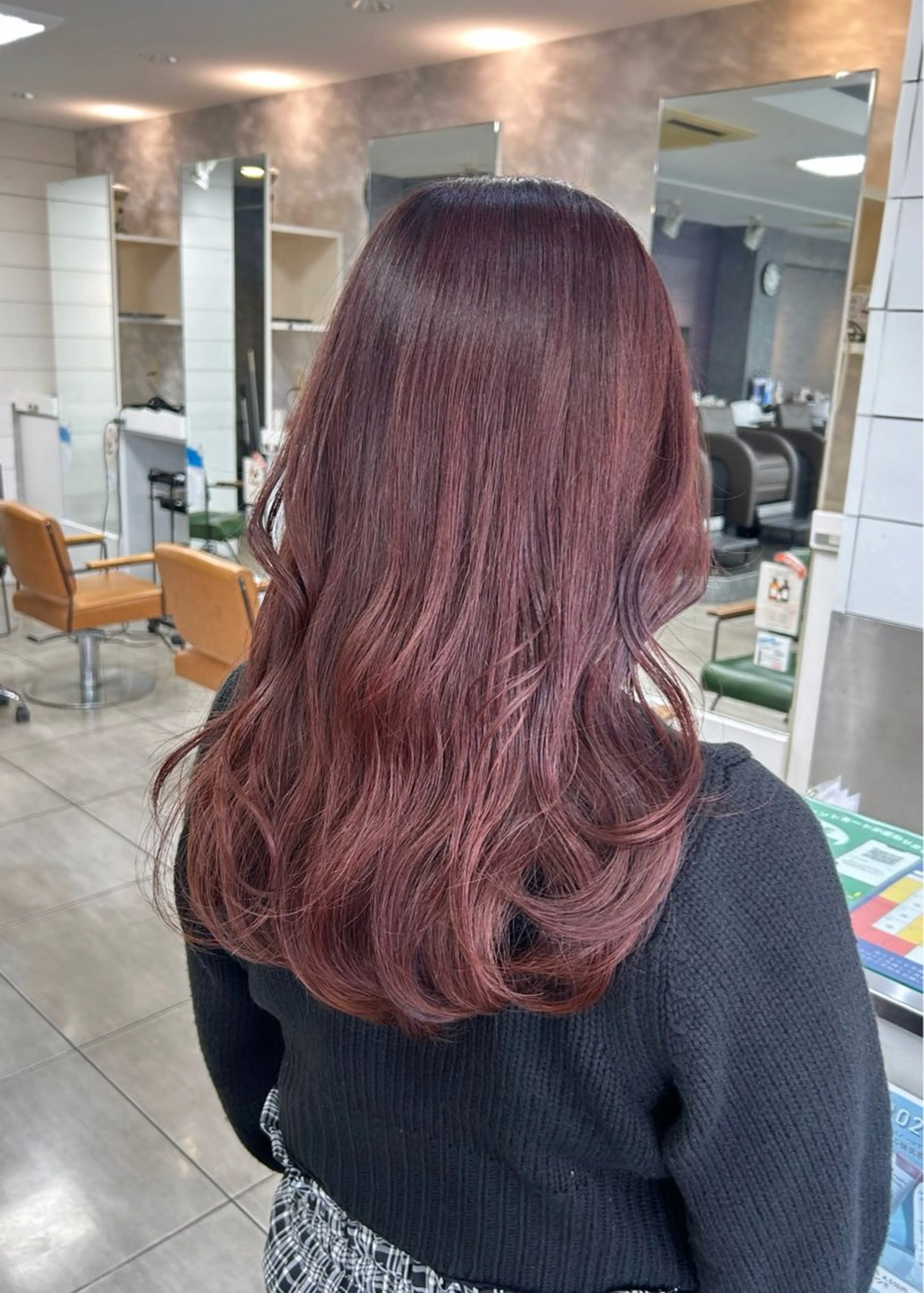 ロング カット ヘアカラー 🫧艶髪カラー🫧 森本くるみのヘアスタイル