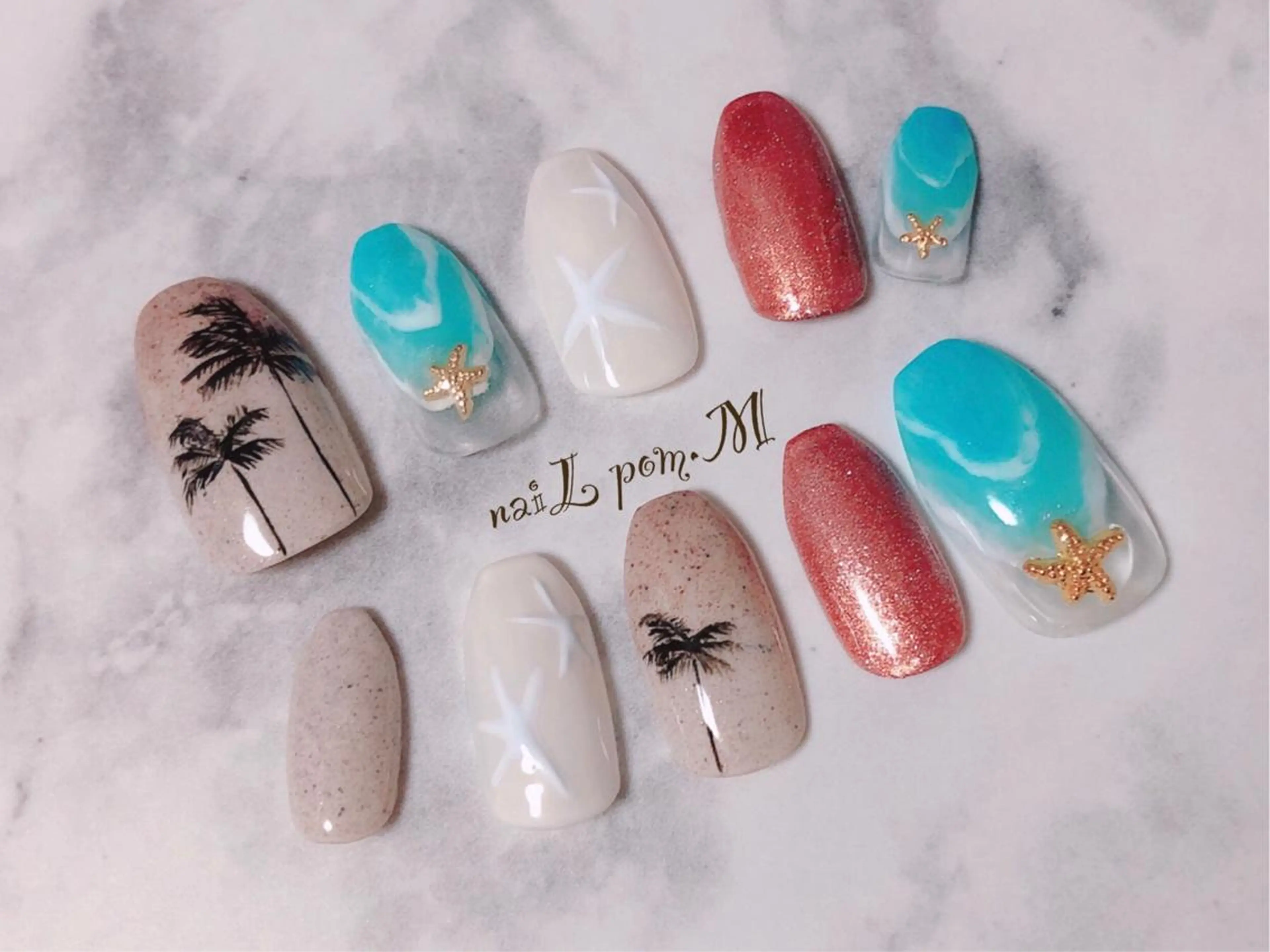 ネイル naiL pom.Mのネイルデザイン