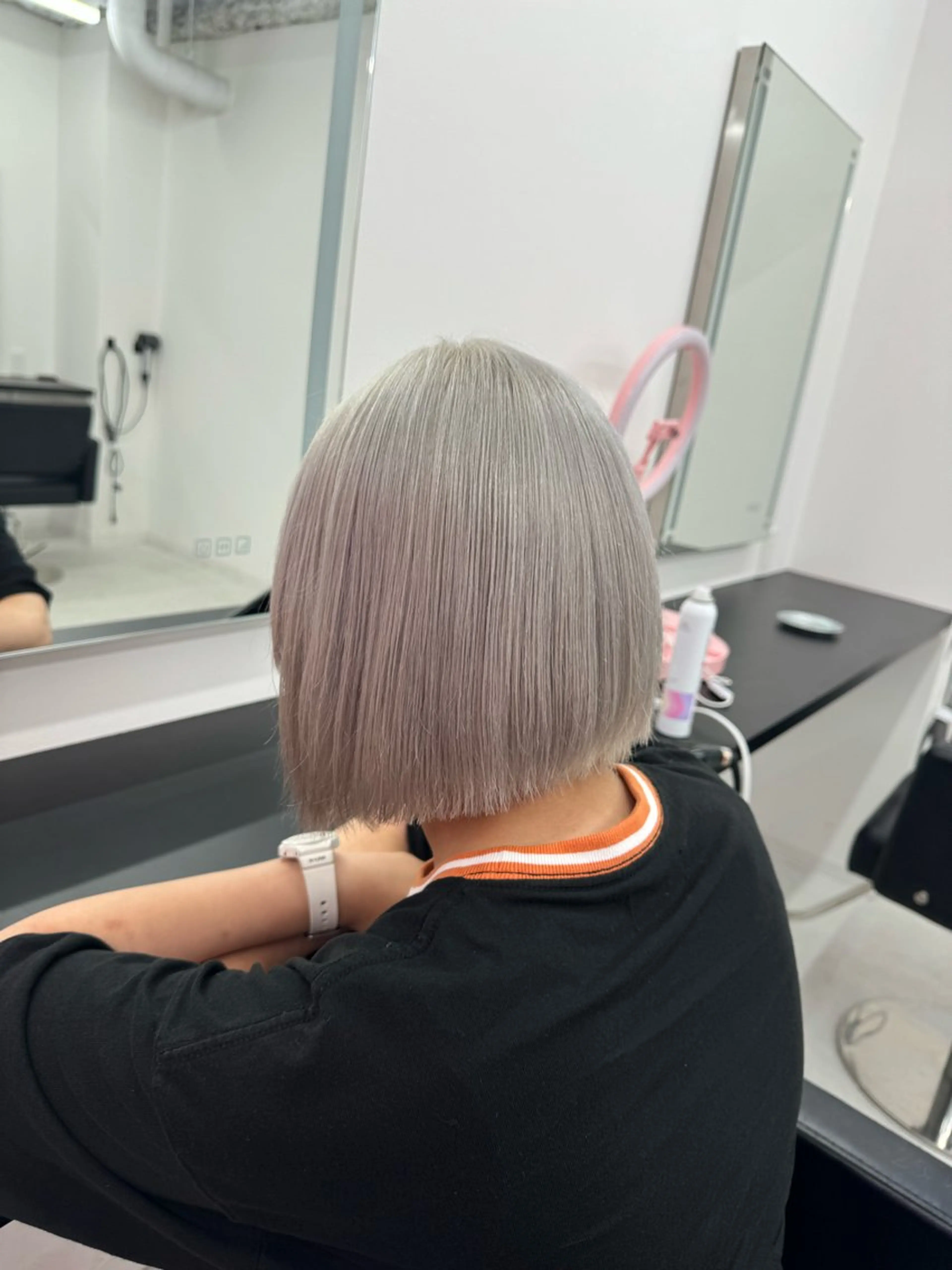 ショート カラー ヘアアレンジ ブリーチカラー💖 rukaのヘアスタイル