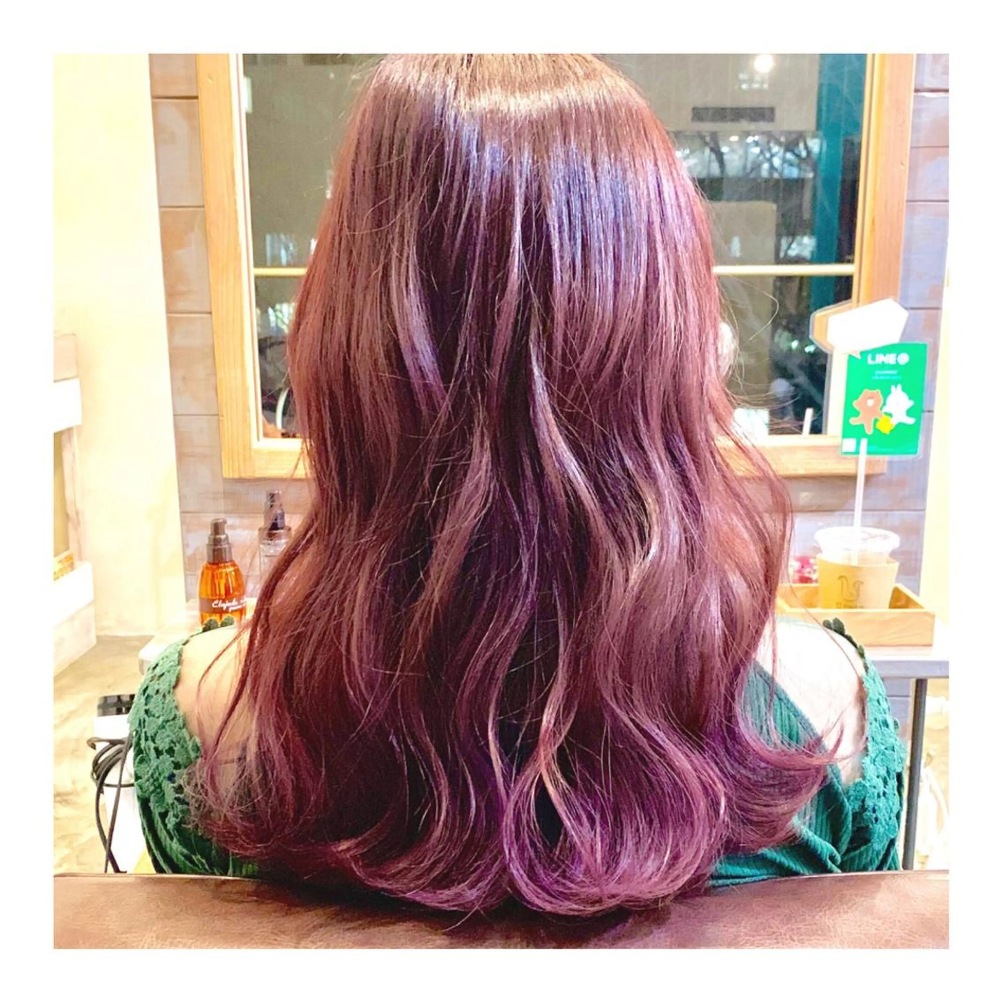 ロング カラー ヘアアレンジ カット ヘアカラー トリートメント 🌻あいり merci.🌻のヘアスタイル