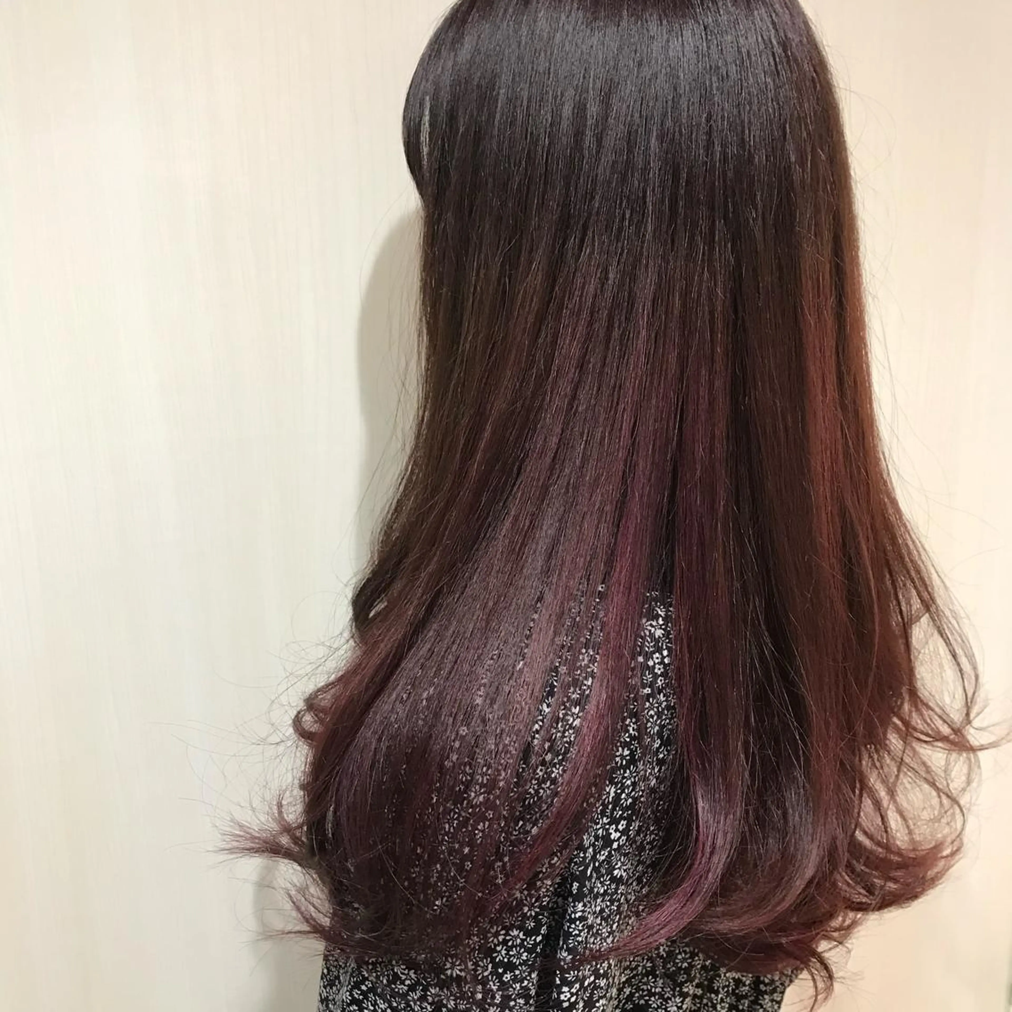 ロング カラー カット ヘアカラー トリートメント ハイトーン/小顔 カット/Ayumuのヘアスタイル