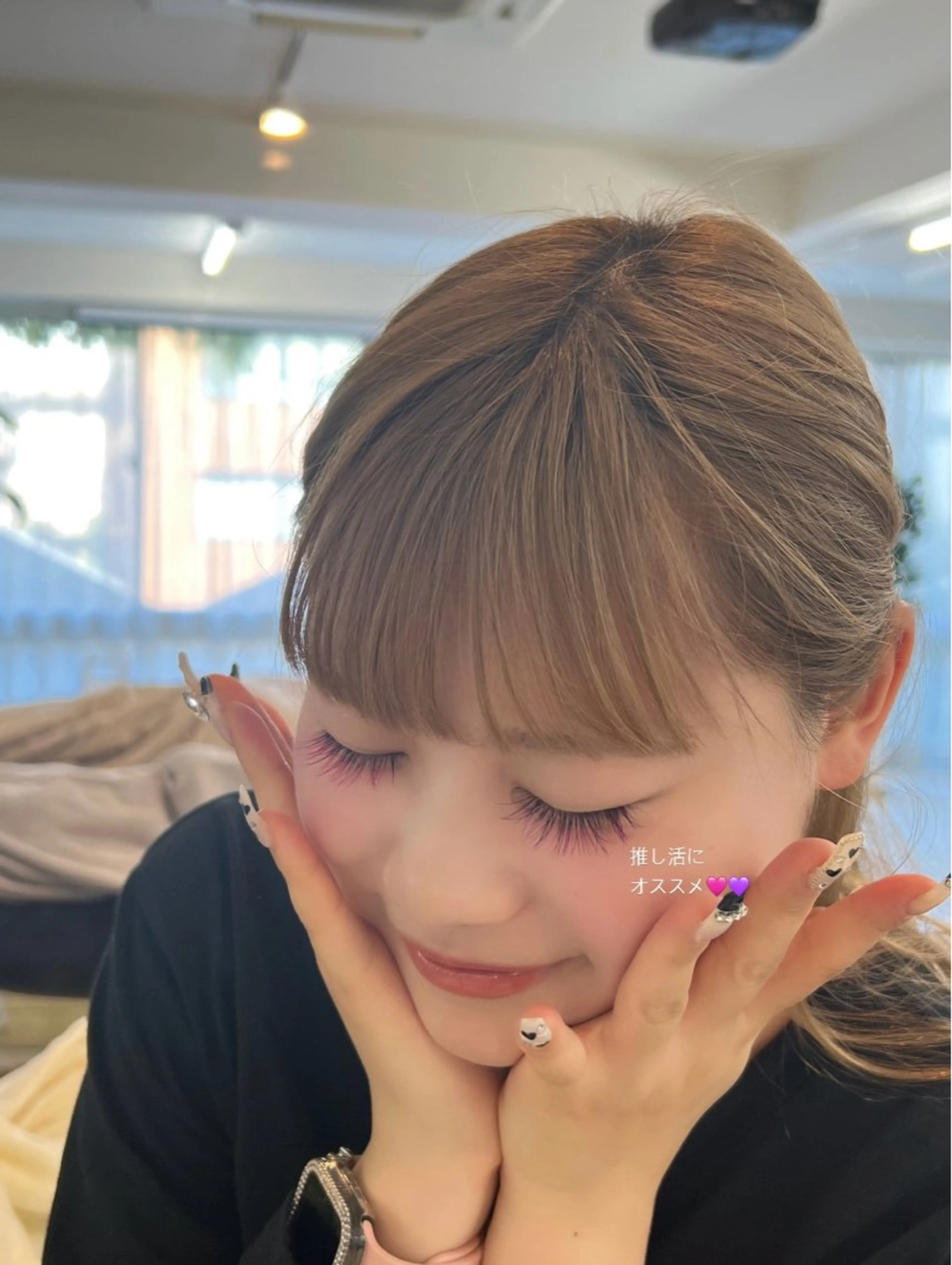 マツエク・マツパ レイヤーカット┊ 透 明感カラー┊ YUIのヘアスタイル