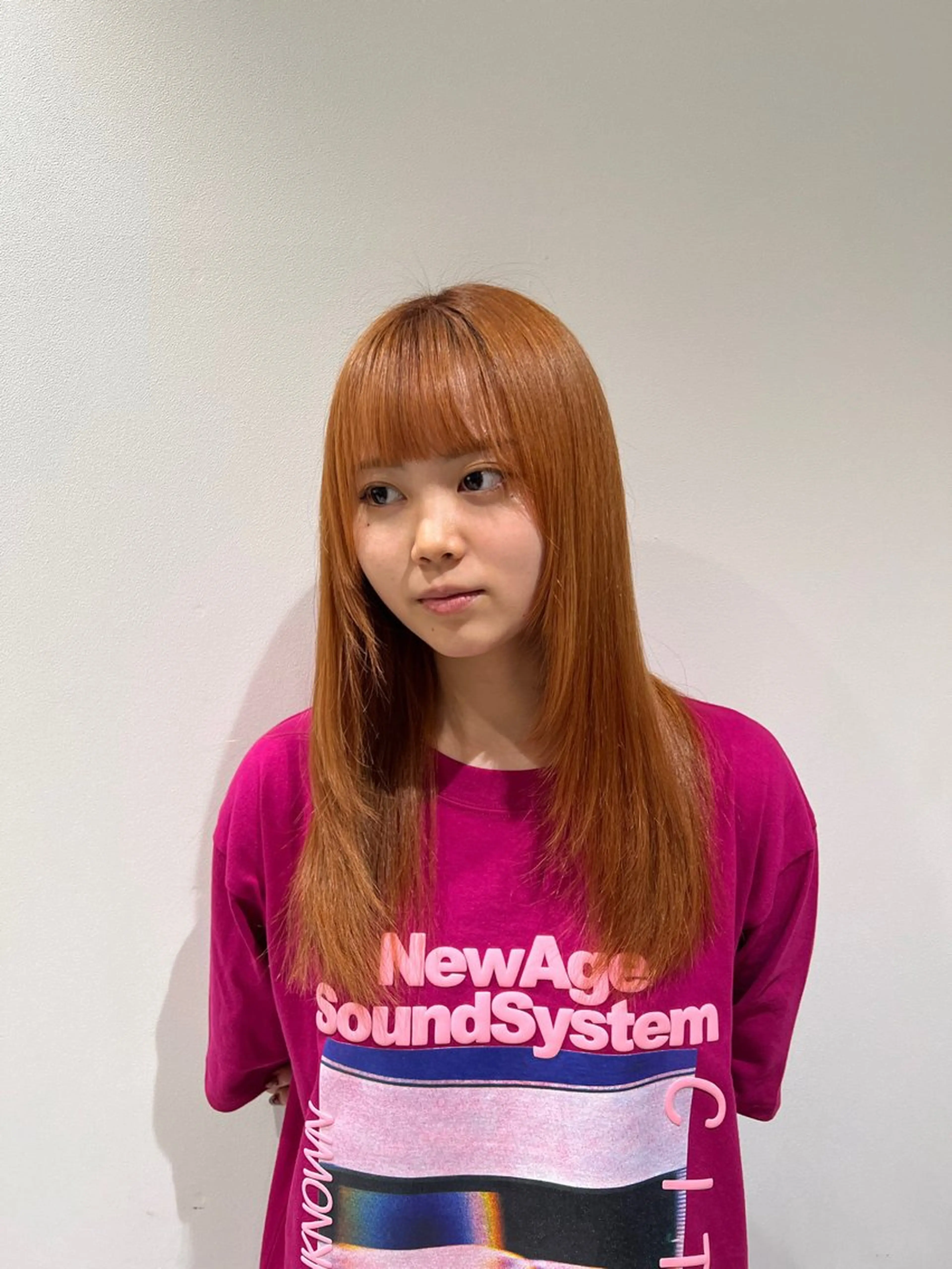 ロング カラー カット ヘアカラー トリートメント 🩷渋谷/韓国レイヤ ー/透明感Sayaのヘアスタイル