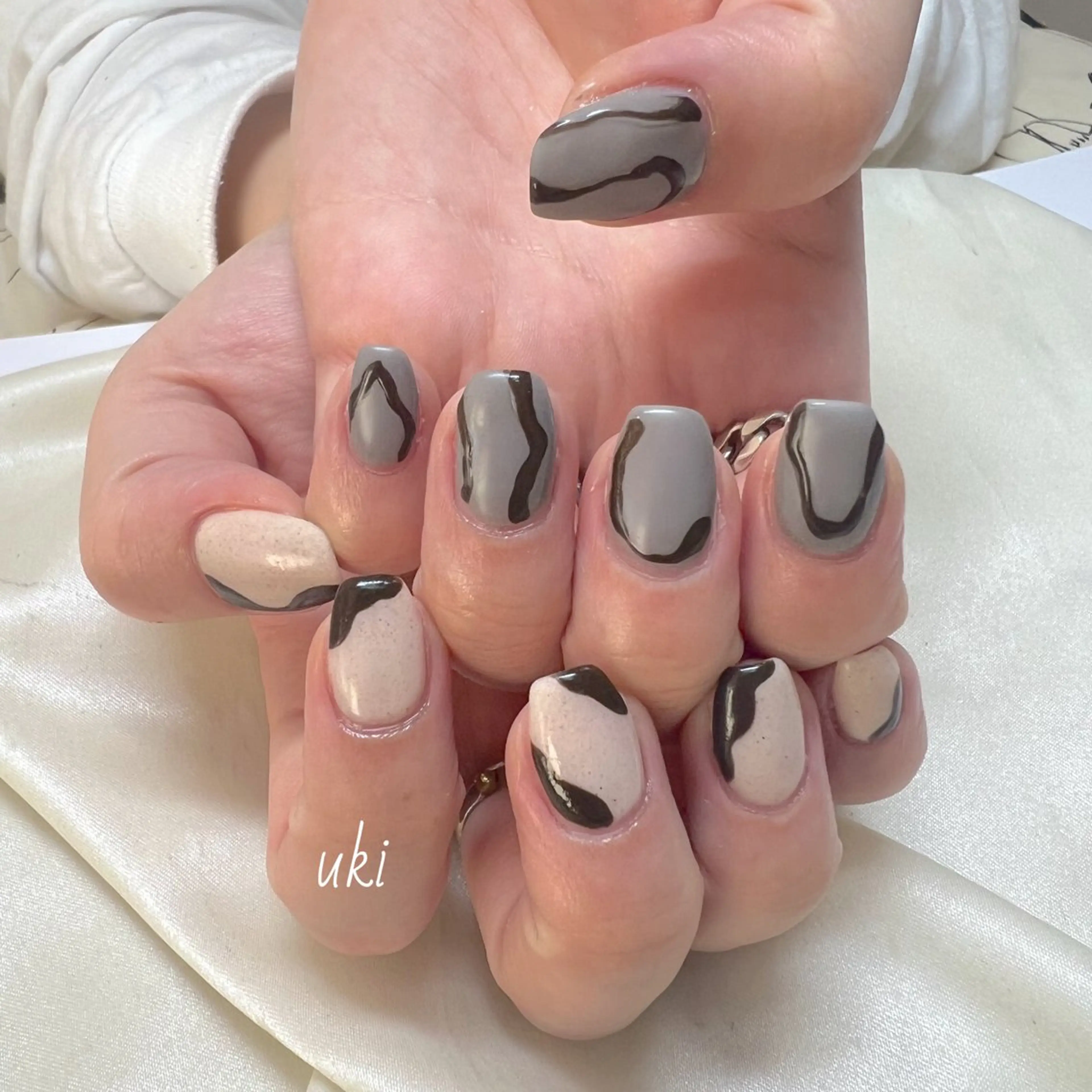 ネイル マットネイル ハンドネイル Ameri nail /UKIのネイルデザイン