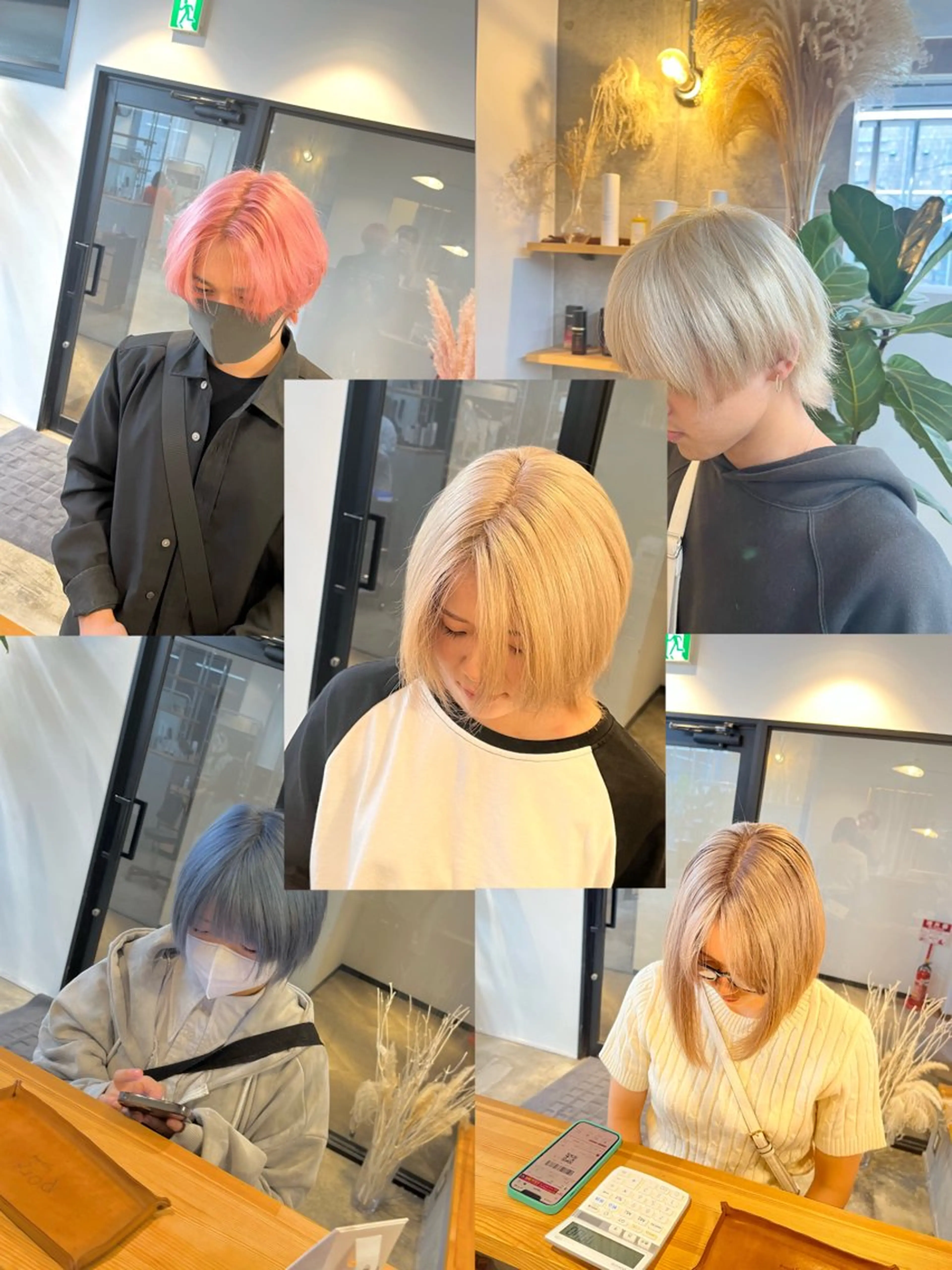 セミロング カラー ヘアカラー ハイトーンカラ ー/小川のヘアスタイル