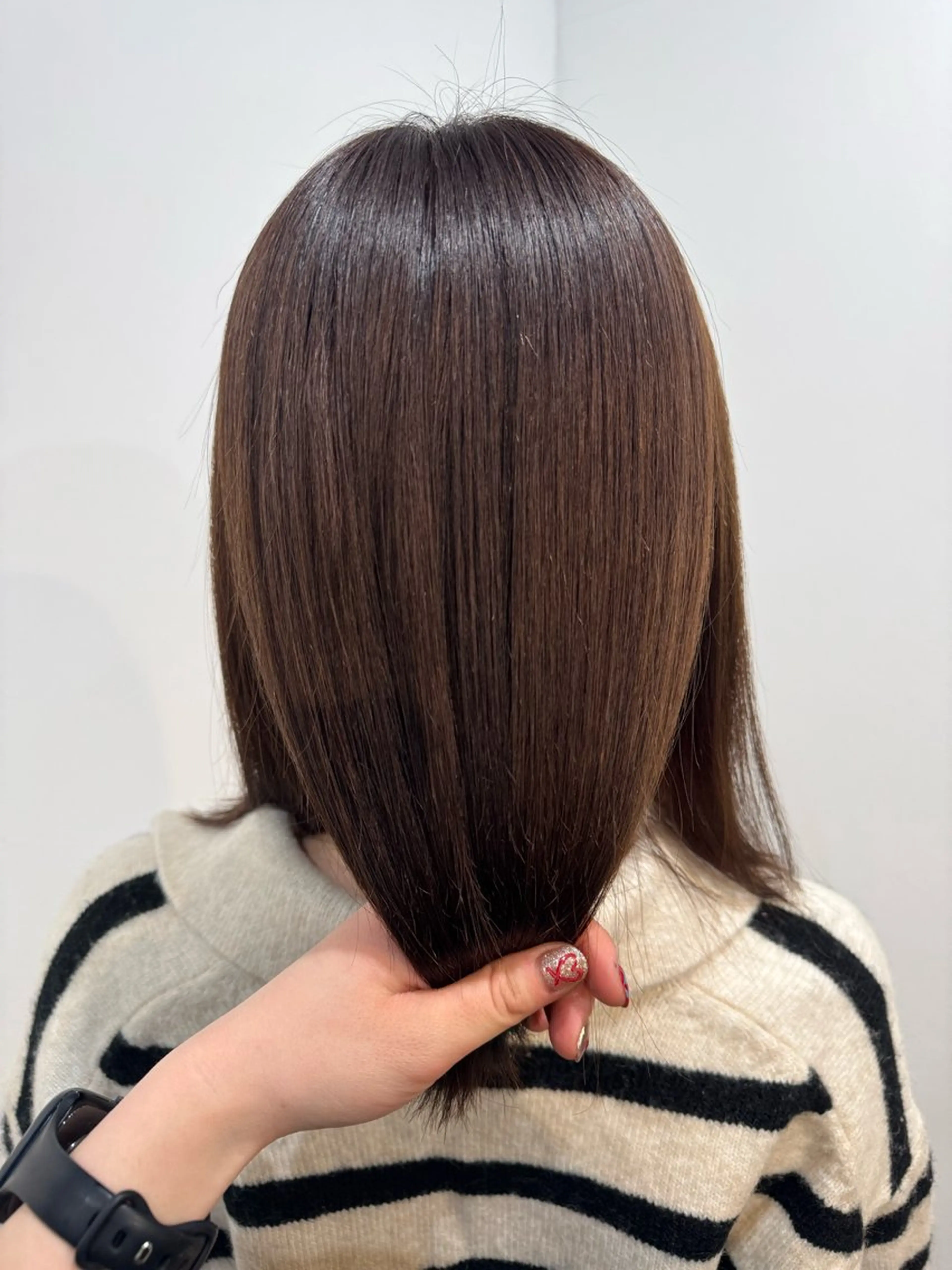 ミディアム カラー ブリーチ カット ヘアカラー トリートメント 無料モデル募集/ボブ /レイヤー/Rinのヘアスタイル