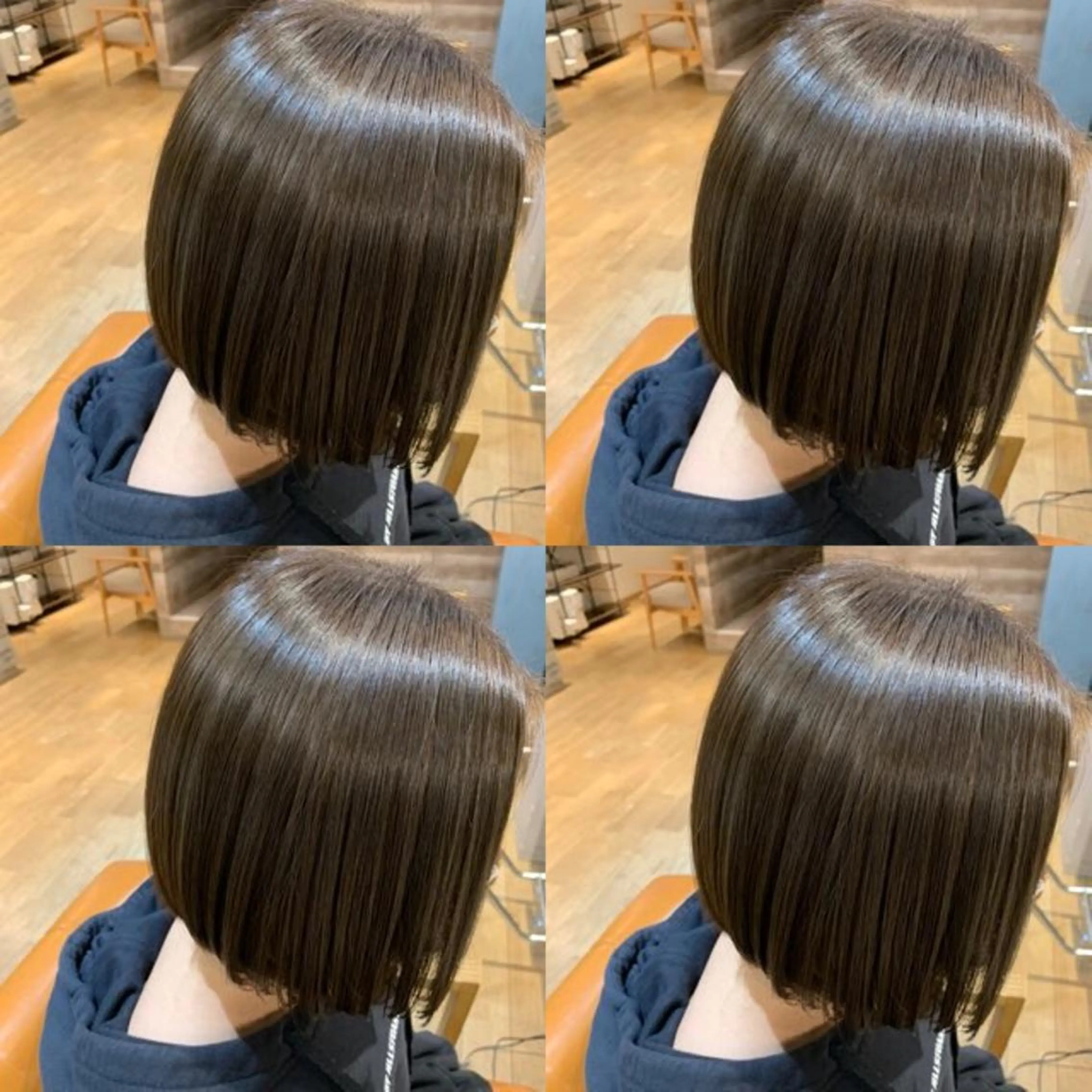 ショート ボブ ✨縮毛矯正✖︎顔周り レイヤー✨ナカムラのヘアスタイル