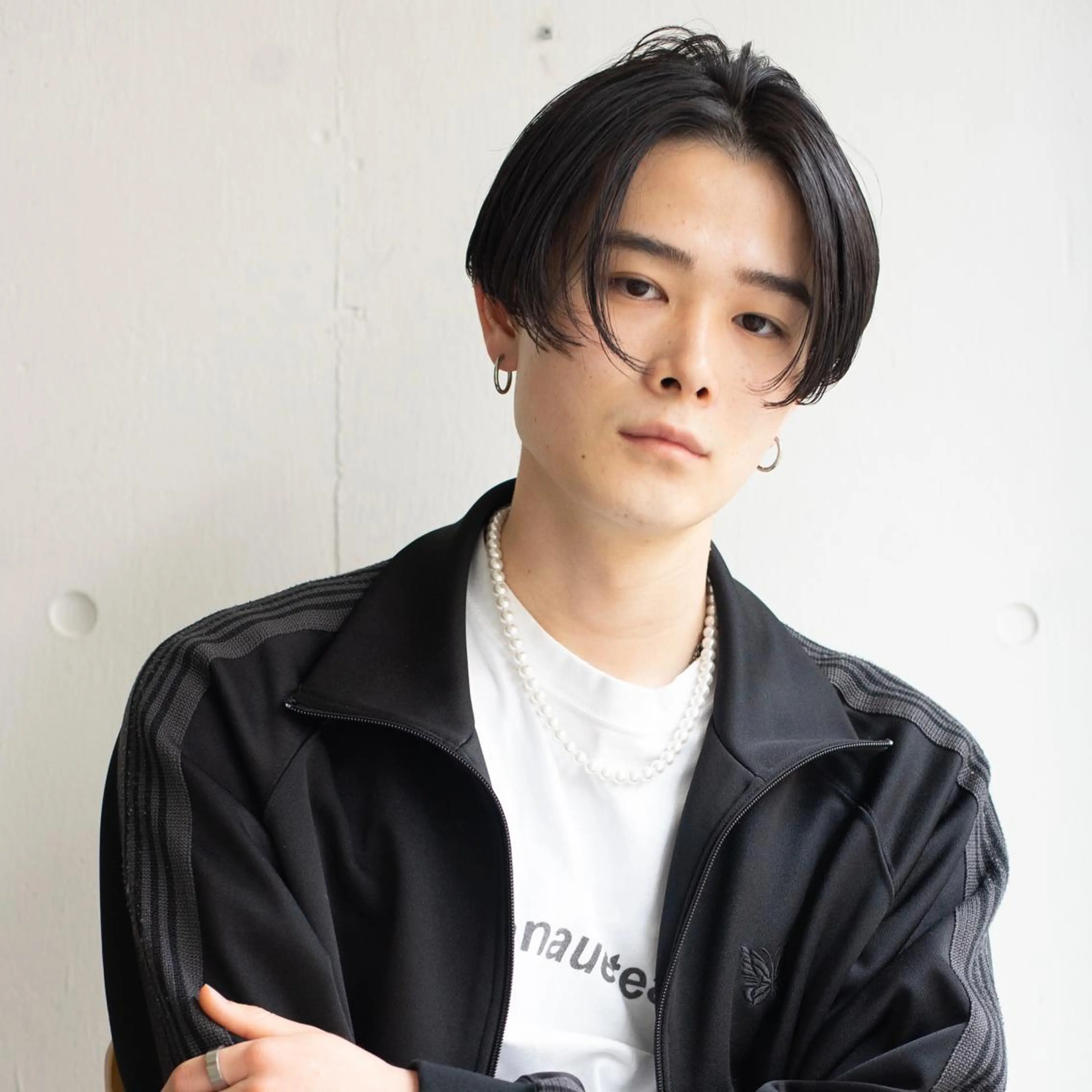 パーマ メンズ ショートボブ メンズブリーチ メンズデザインカット フェードカット メンズハイライト カット パーマ 🌈圧倒的デザイン パーマ　関和希のヘアスタイル