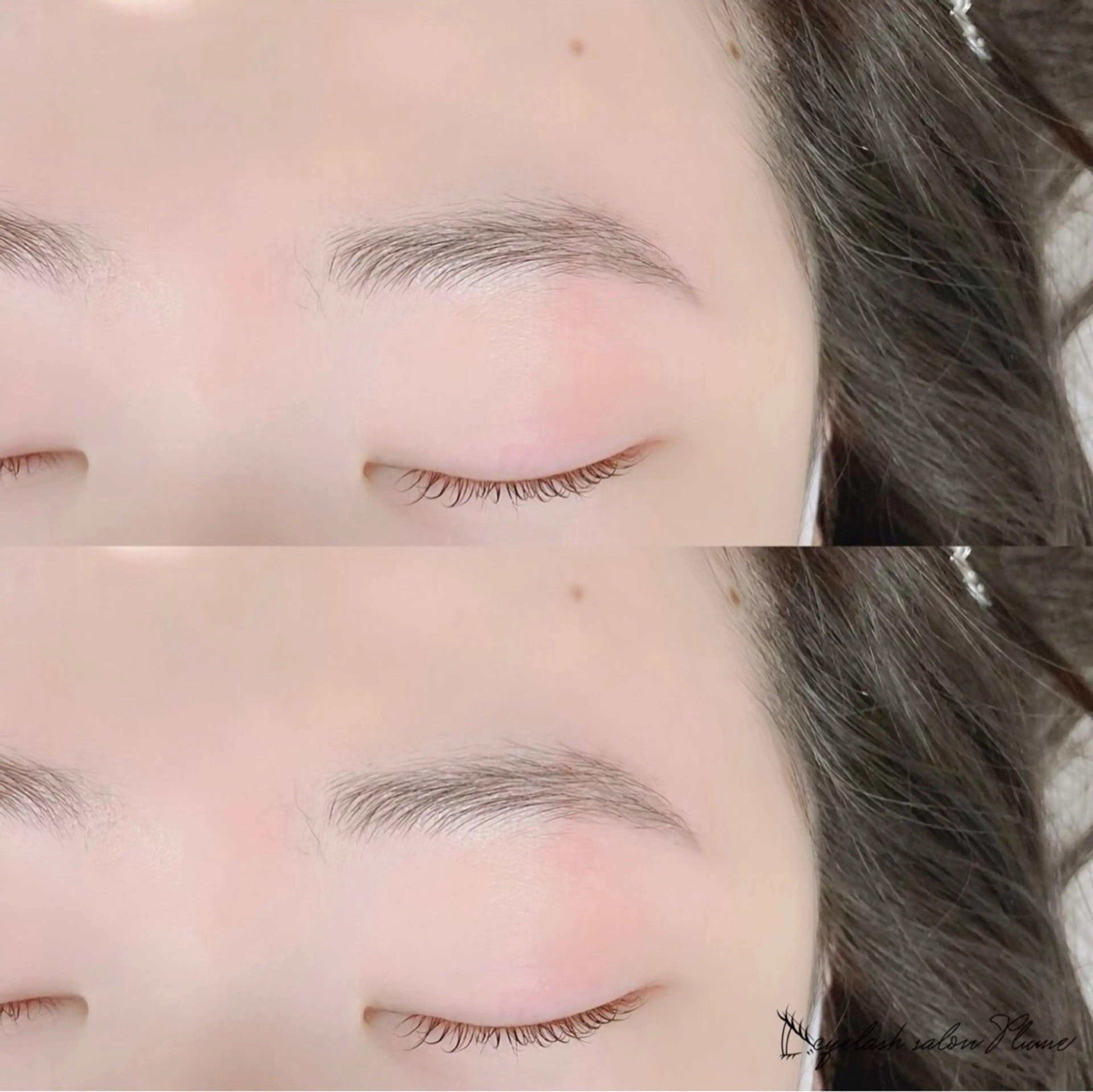 アイブロウ ハリウッドブロウリフト まつ毛、毛穴ケア 専門サロンPlumeのマツエク・マツパデザイン