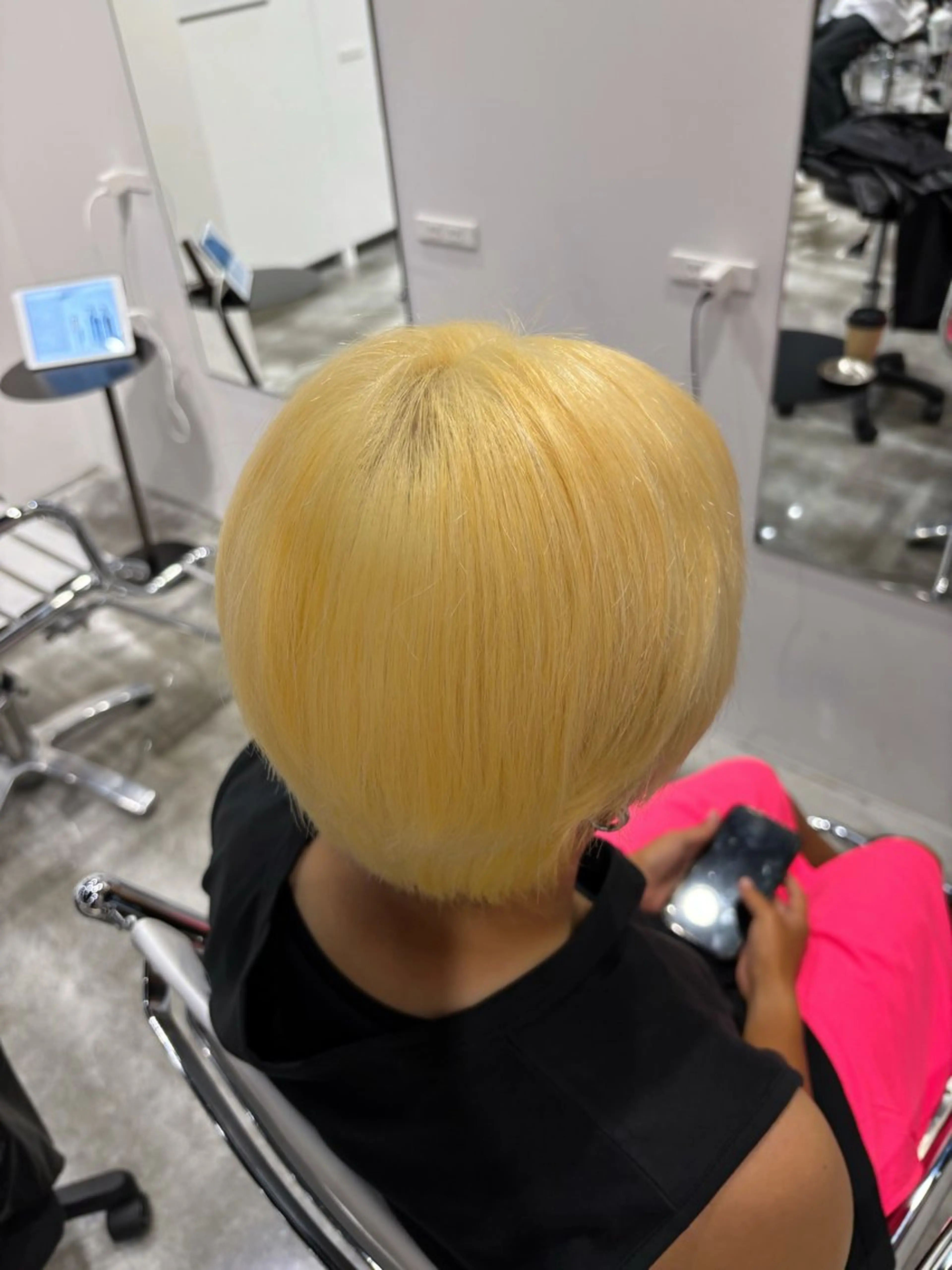 ショート メンズ メンズブリーチ メンズパーマ ミント/千葉 /モデル募集中のヘアスタイル