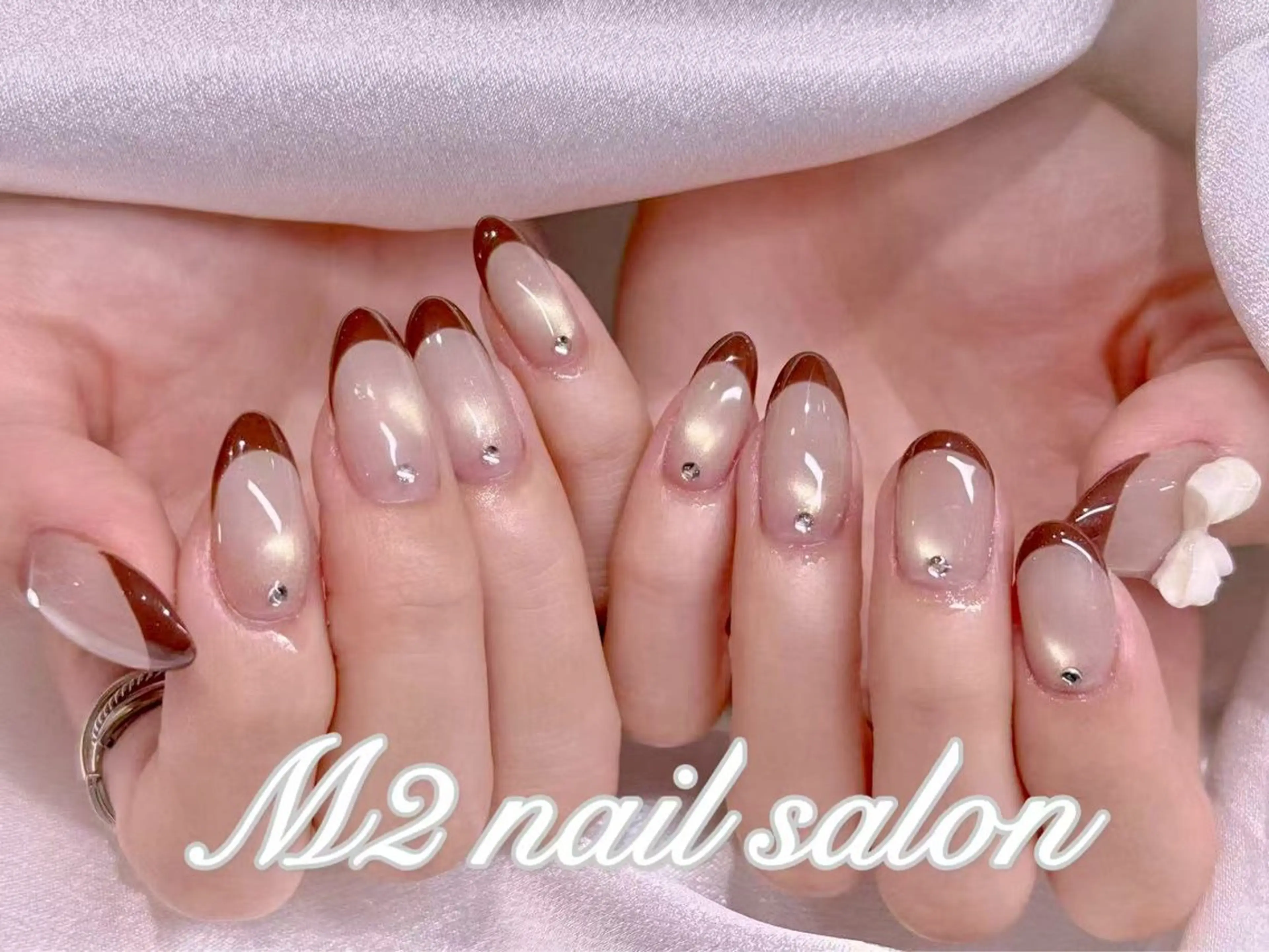 ネイル ハンドネイル 長さだし専門店 M2　rikaのネイルデザイン